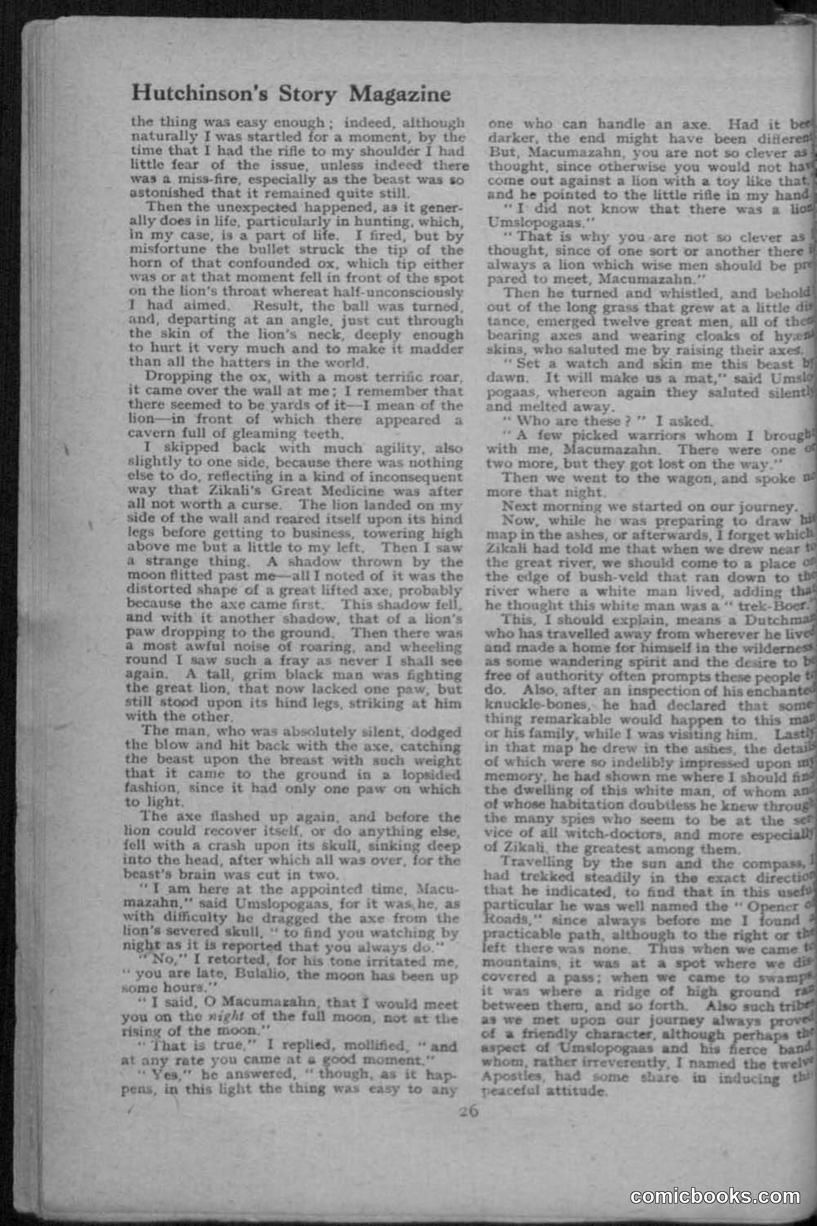 Hutchinsons Story Magazine, July 1919 — page 28 of 132