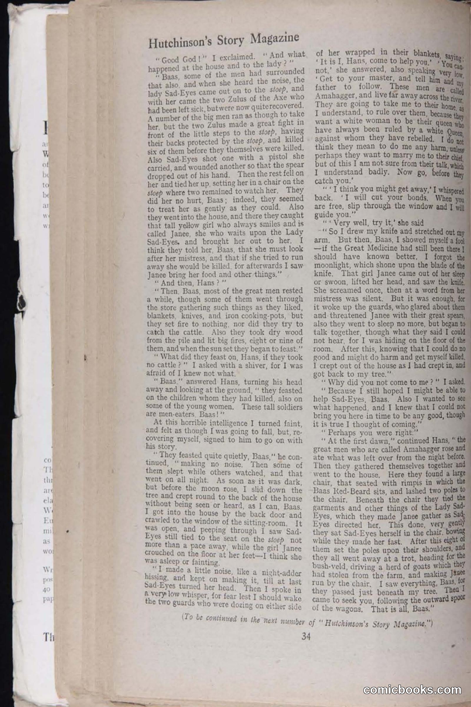 Hutchinsons Story Magazine, July 1919 — page 36 of 132