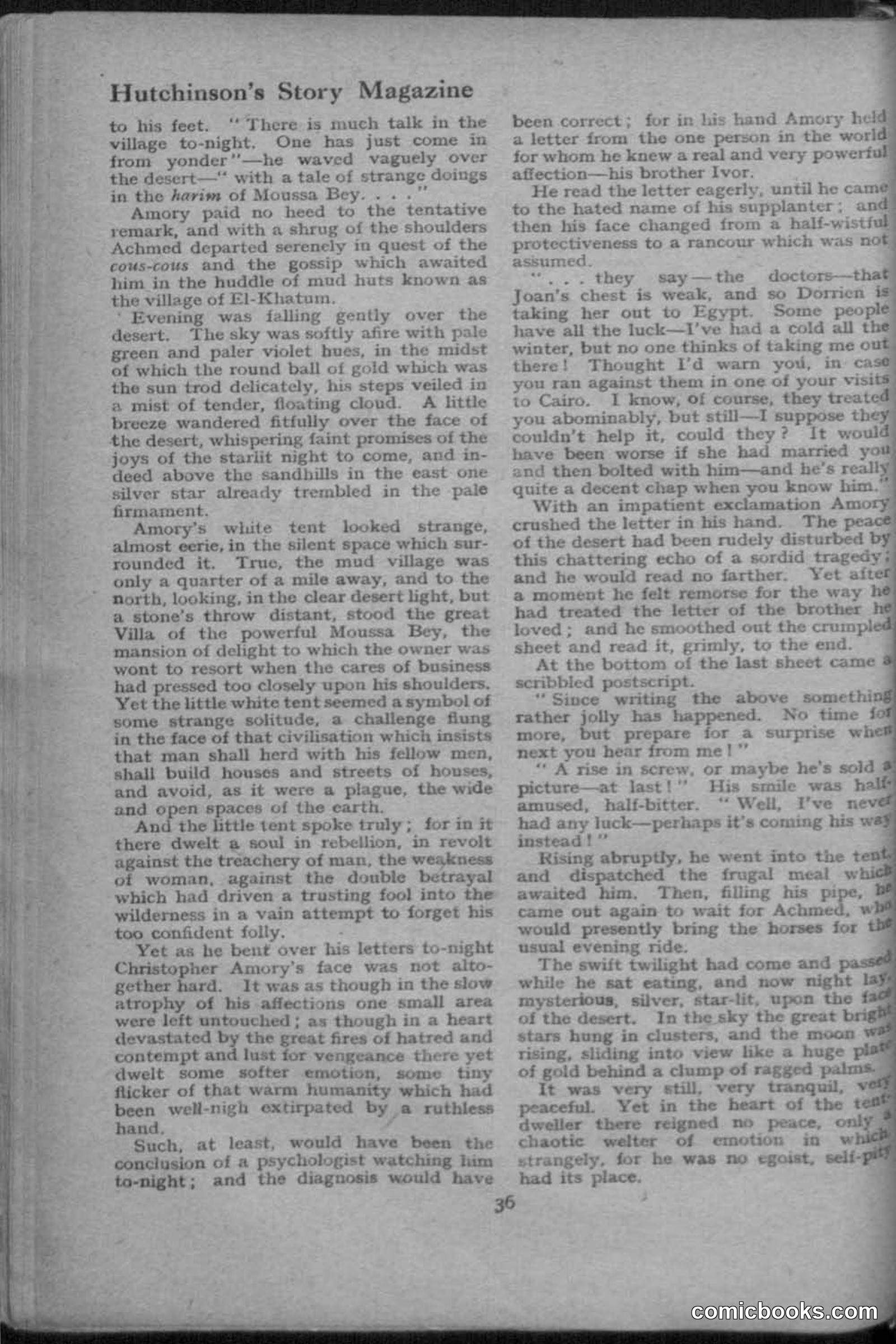 Hutchinsons Story Magazine, July 1919 — page 38 of 132
