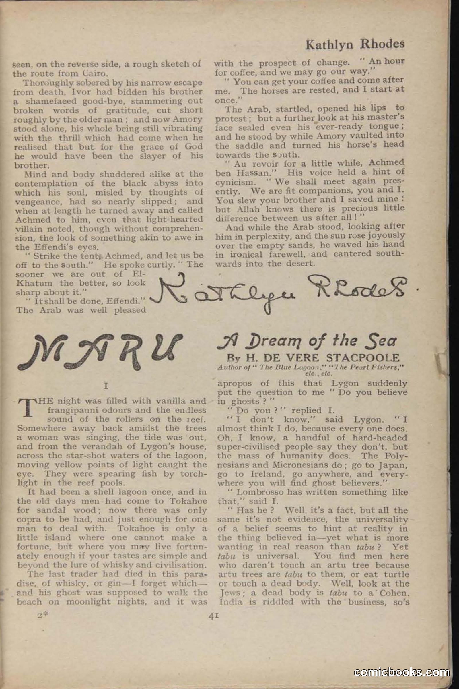 Hutchinsons Story Magazine, July 1919 — page 43 of 132