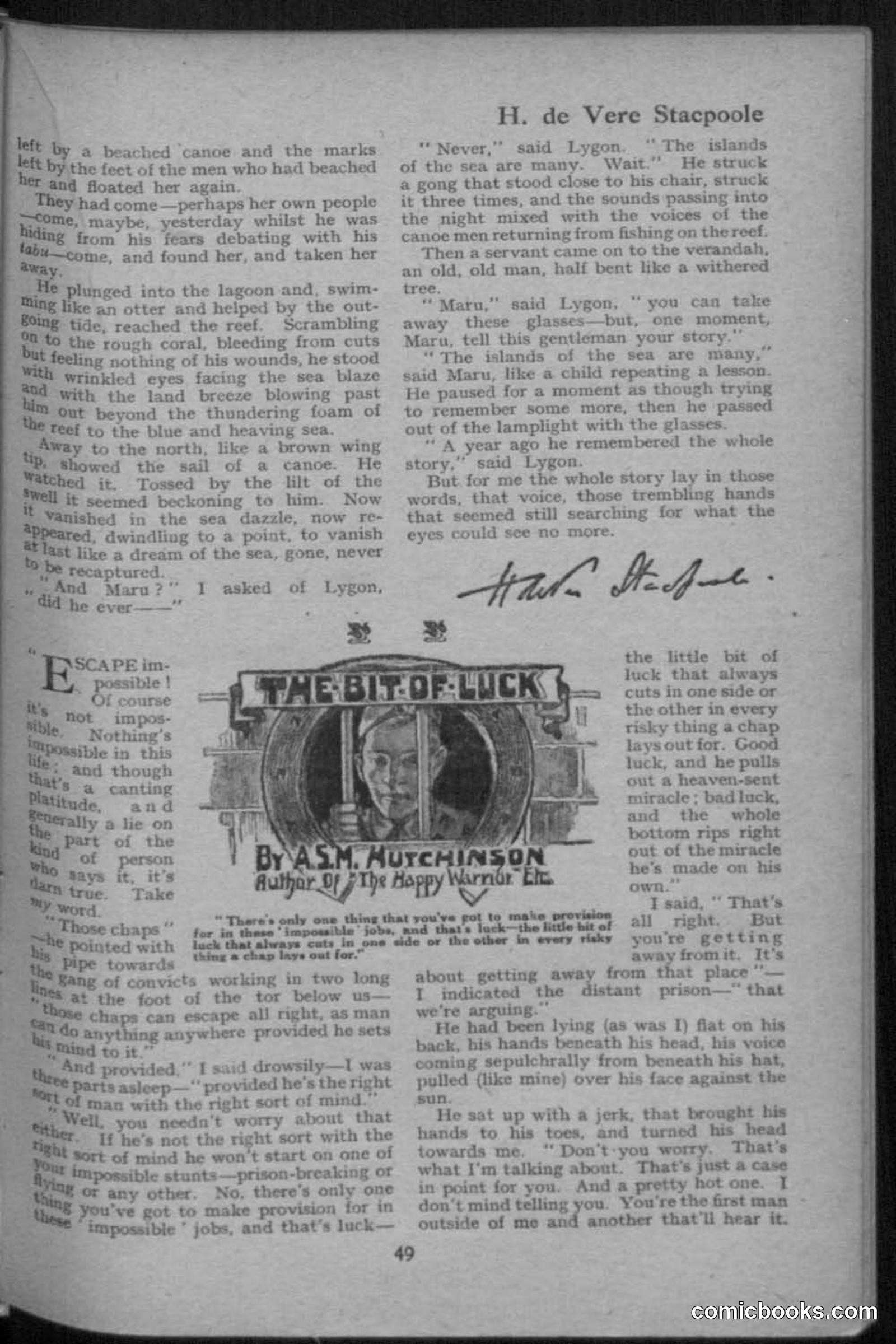 Hutchinsons Story Magazine, July 1919 — page 51 of 132