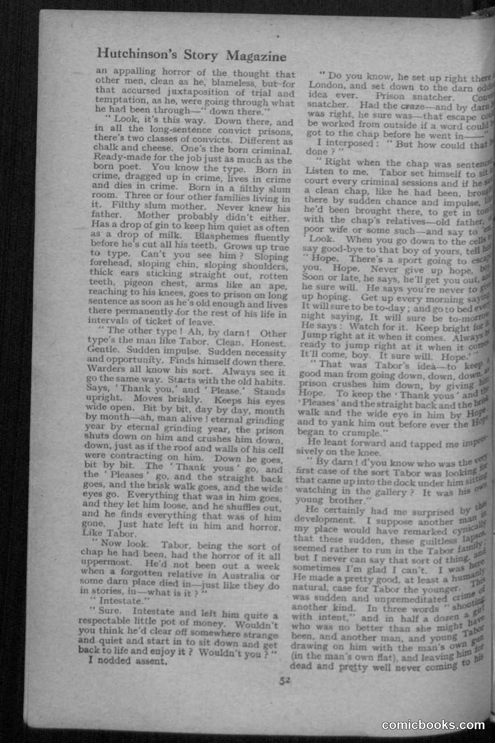 Hutchinsons Story Magazine, July 1919 — page 54 of 132