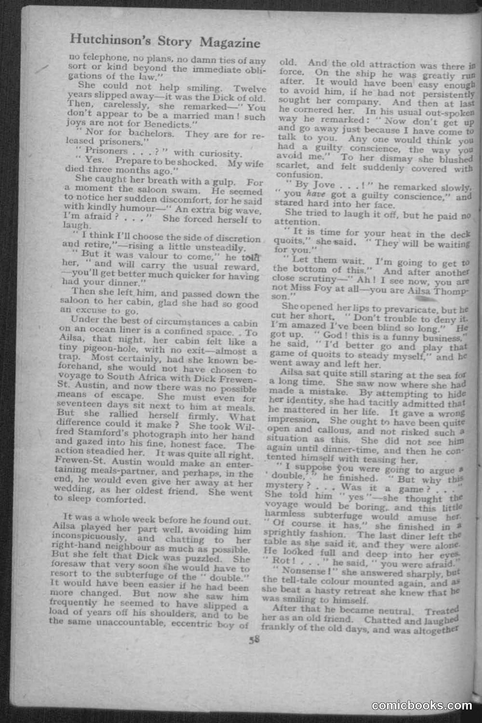 Hutchinsons Story Magazine, July 1919 — page 60 of 132