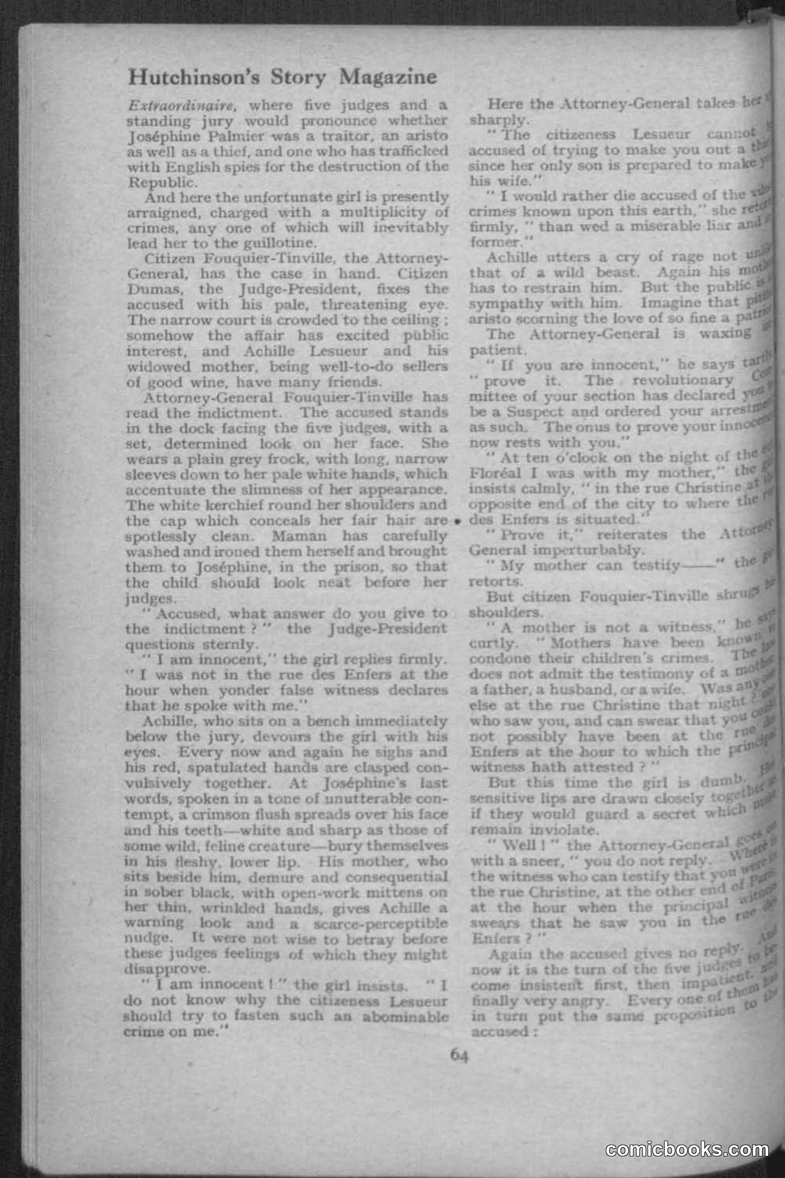 Hutchinsons Story Magazine, July 1919 — page 66 of 132