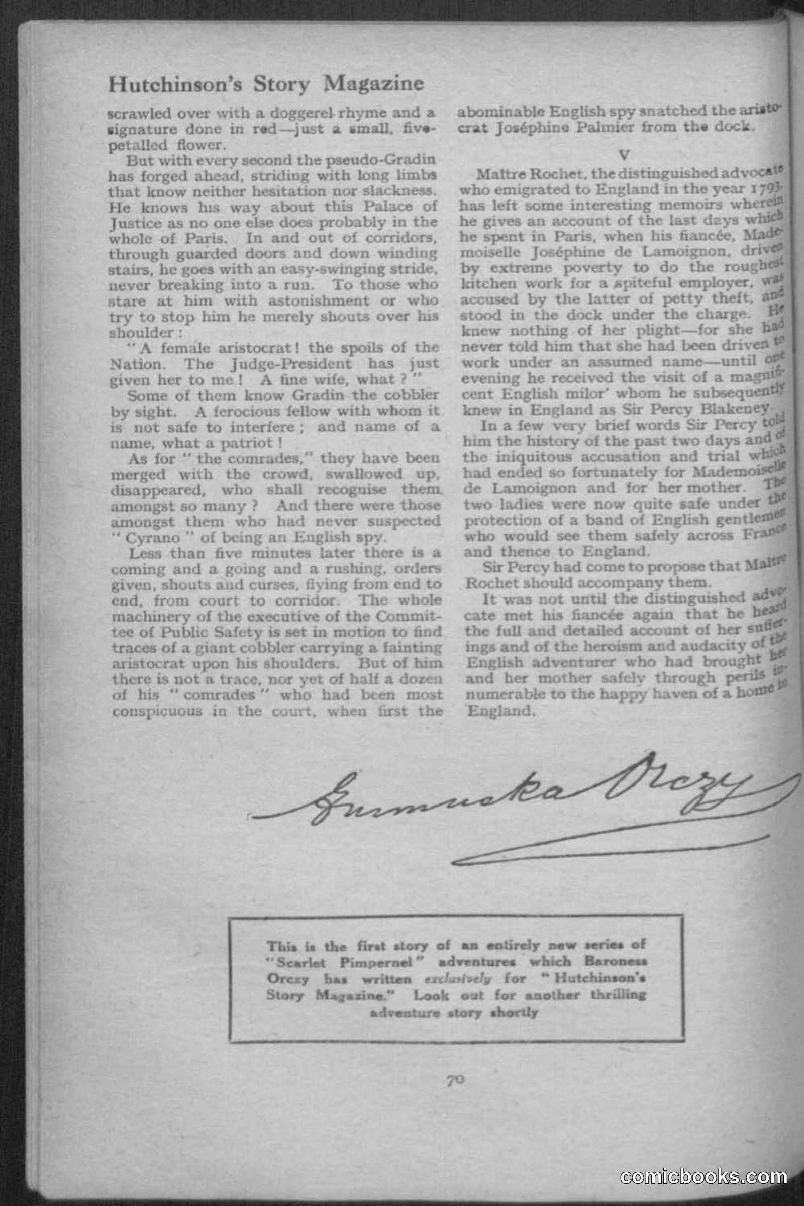 Hutchinsons Story Magazine, July 1919 — page 72 of 132