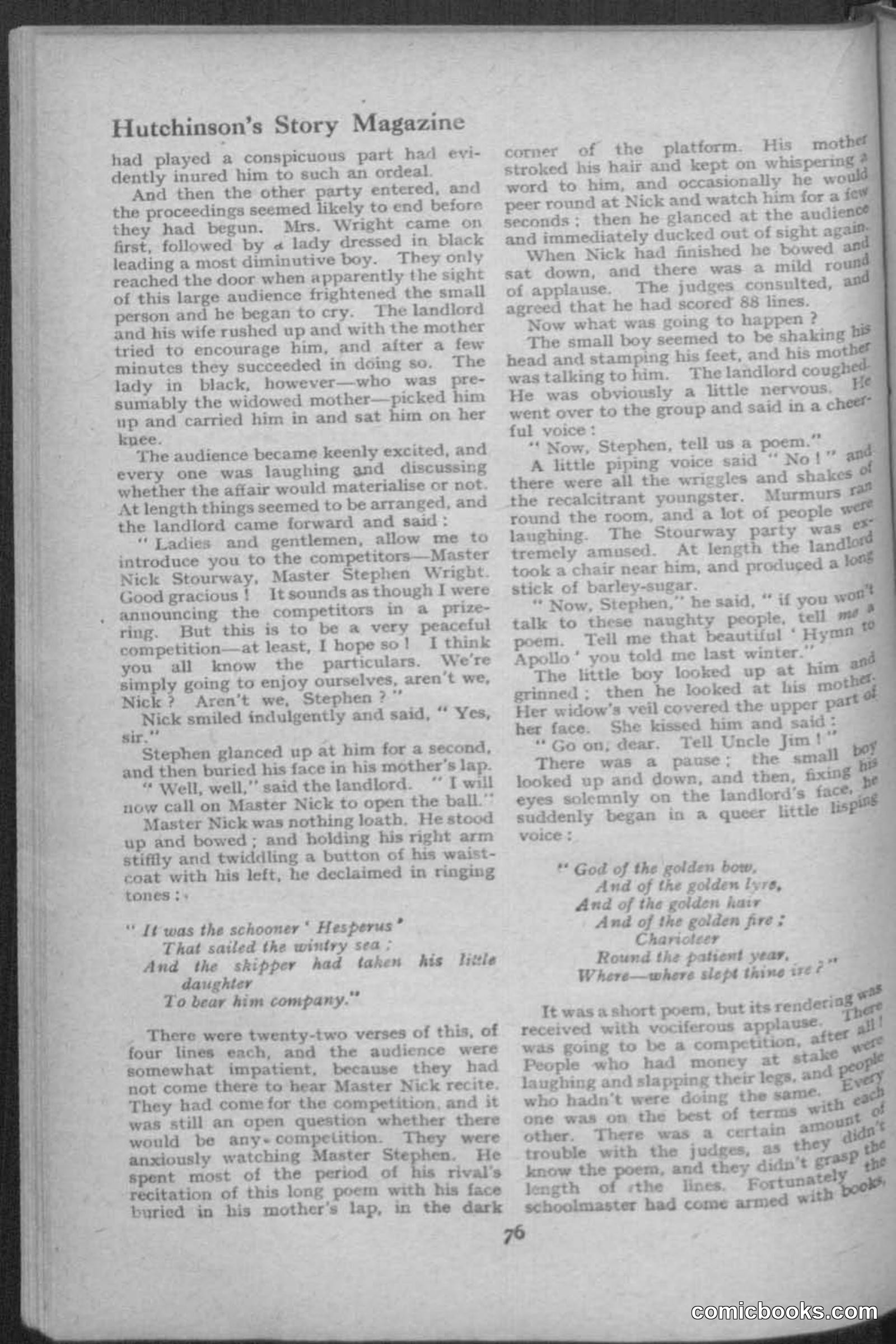 Hutchinsons Story Magazine, July 1919 — page 78 of 132
