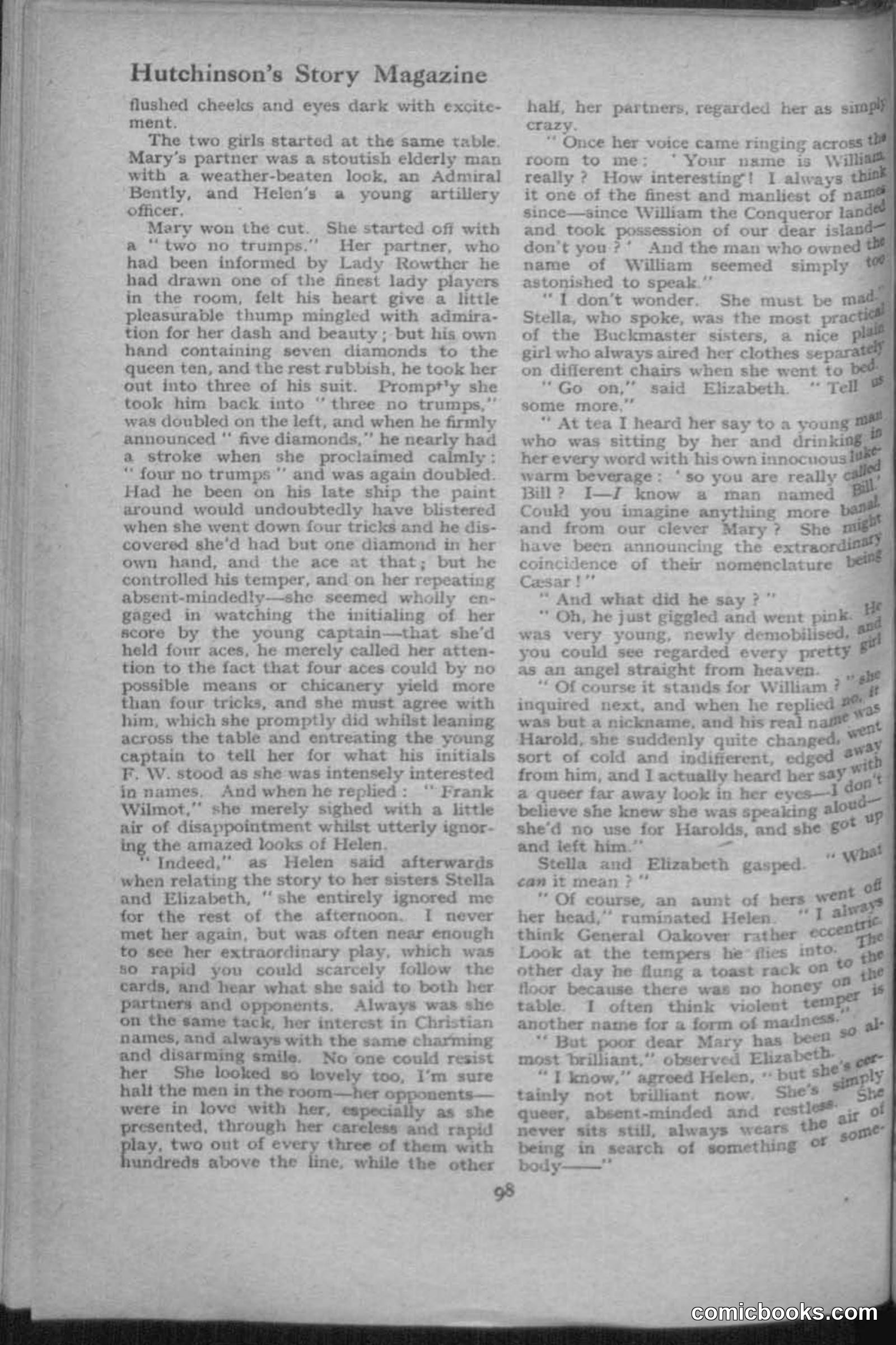 Hutchinsons Story Magazine, July 1919 — page 100 of 132