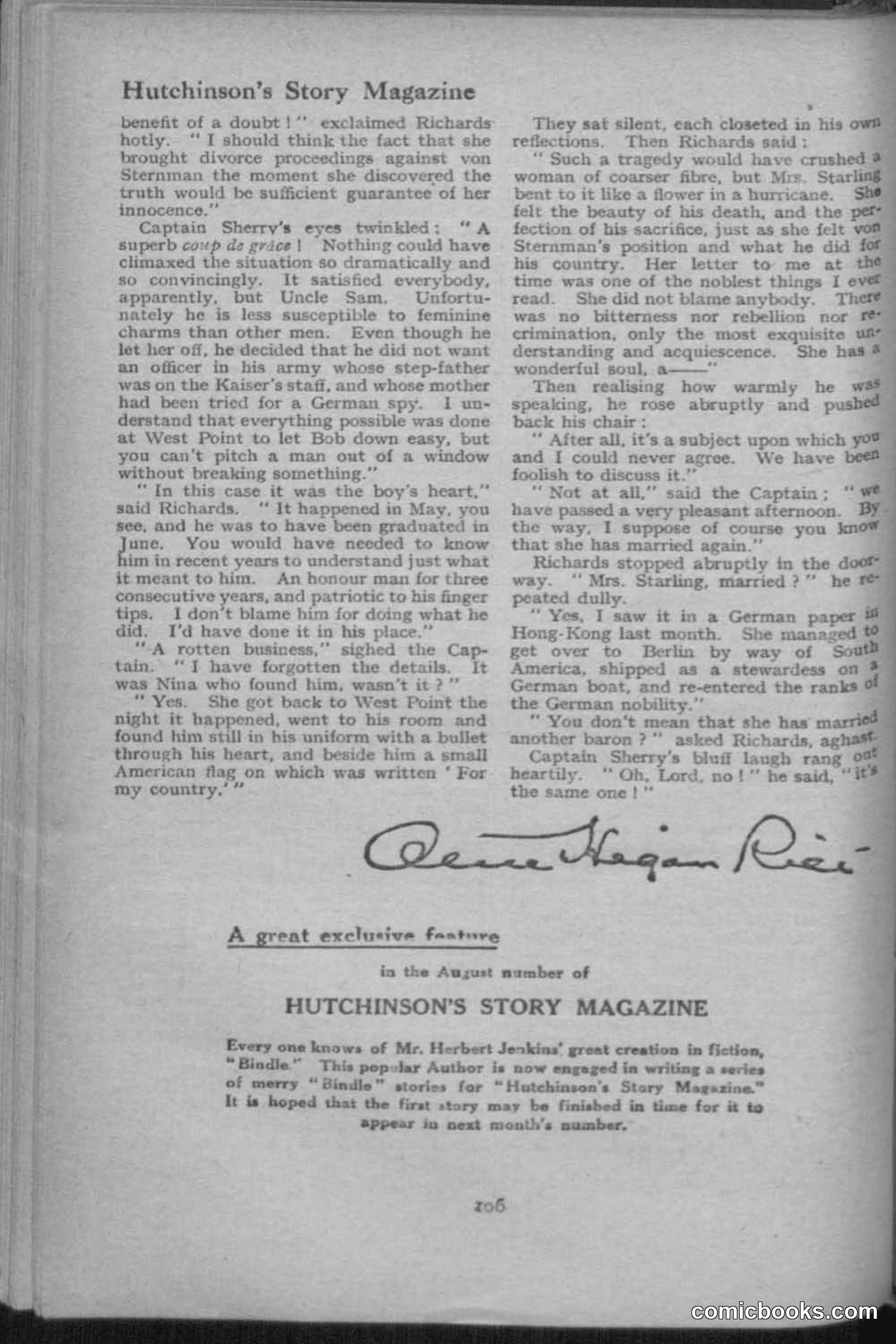 Hutchinsons Story Magazine, July 1919 — page 110 of 132