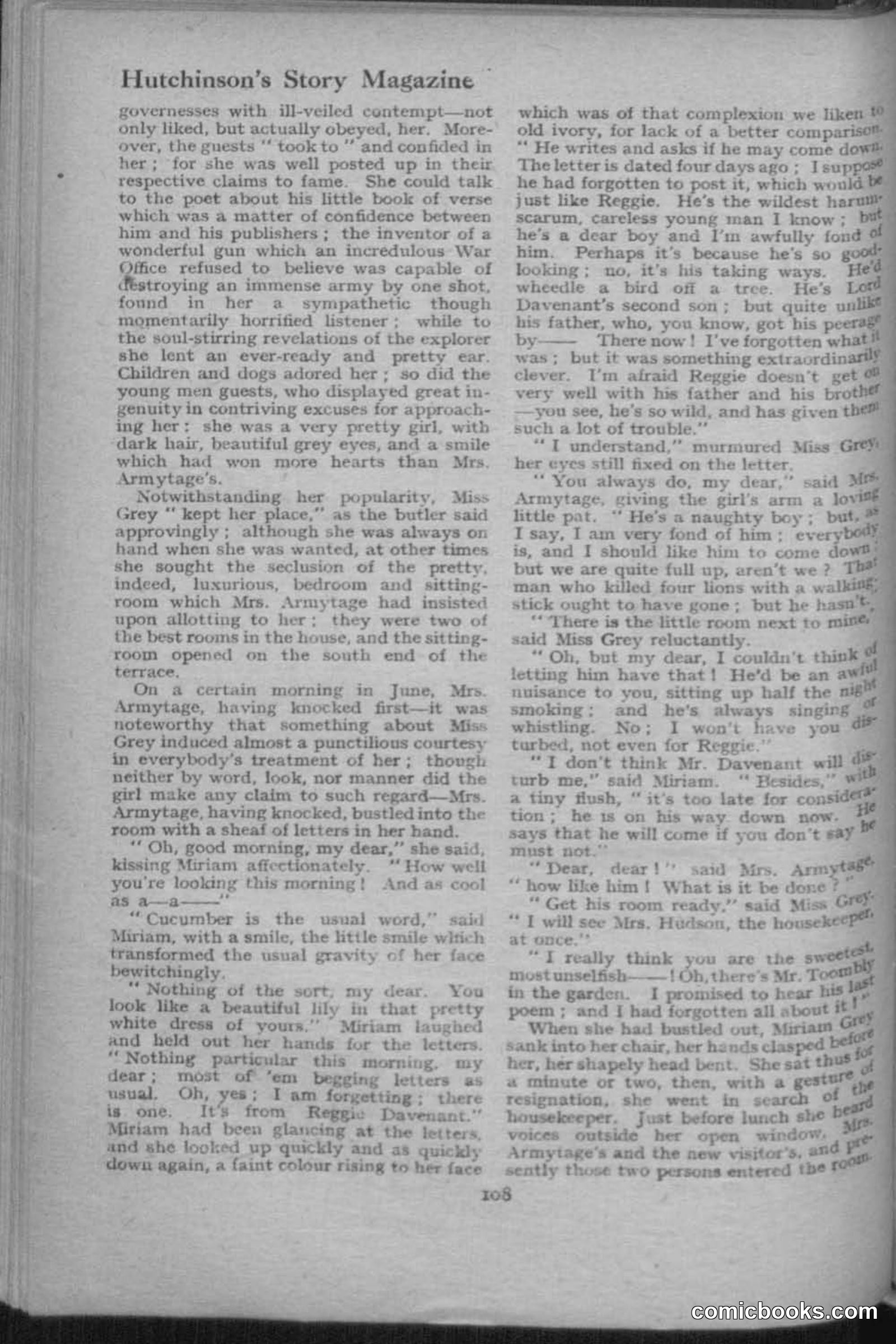 Hutchinsons Story Magazine, July 1919 — page 112 of 132