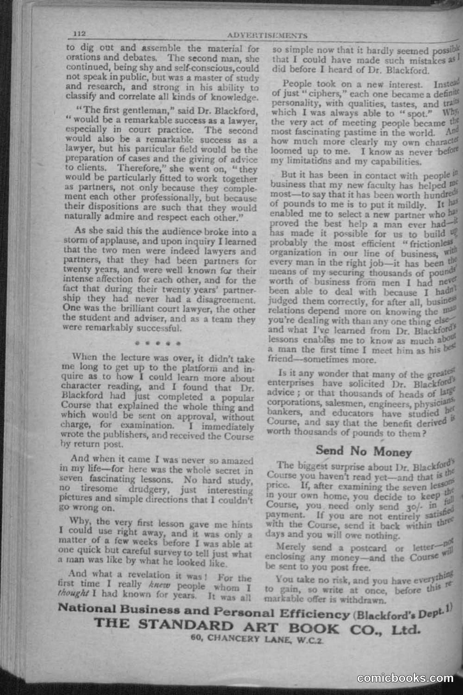 Hutchinsons Story Magazine, July 1919 — page 116 of 132