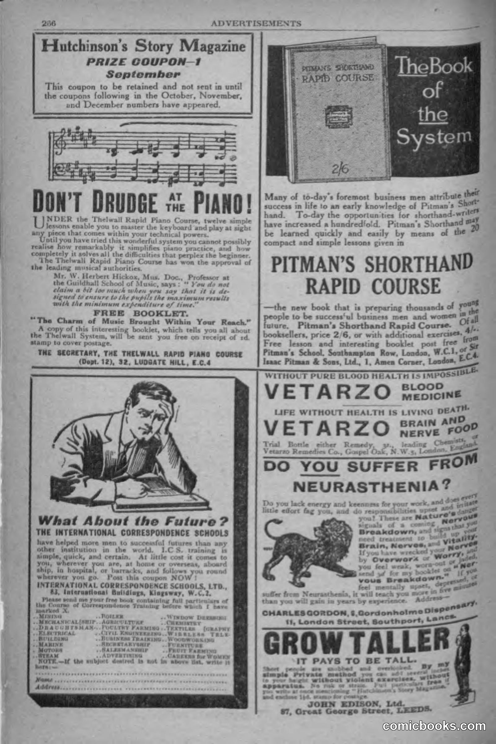 Hutchinsons Story Magazine, September 1919 — page 12 of 132