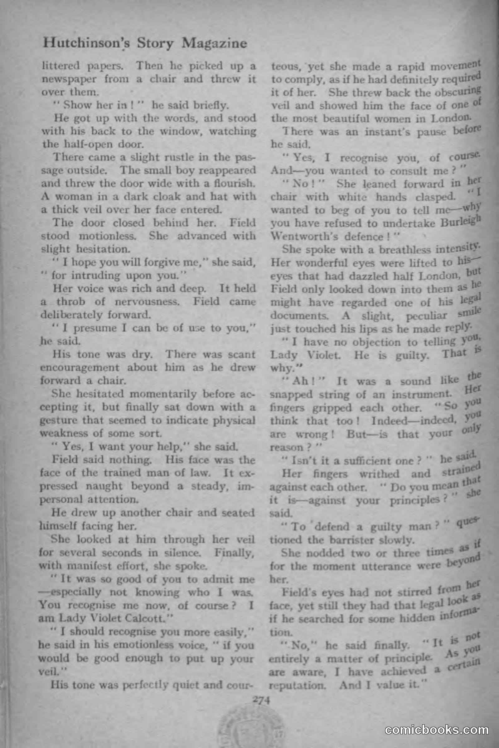 Hutchinsons Story Magazine, September 1919 — page 20 of 132