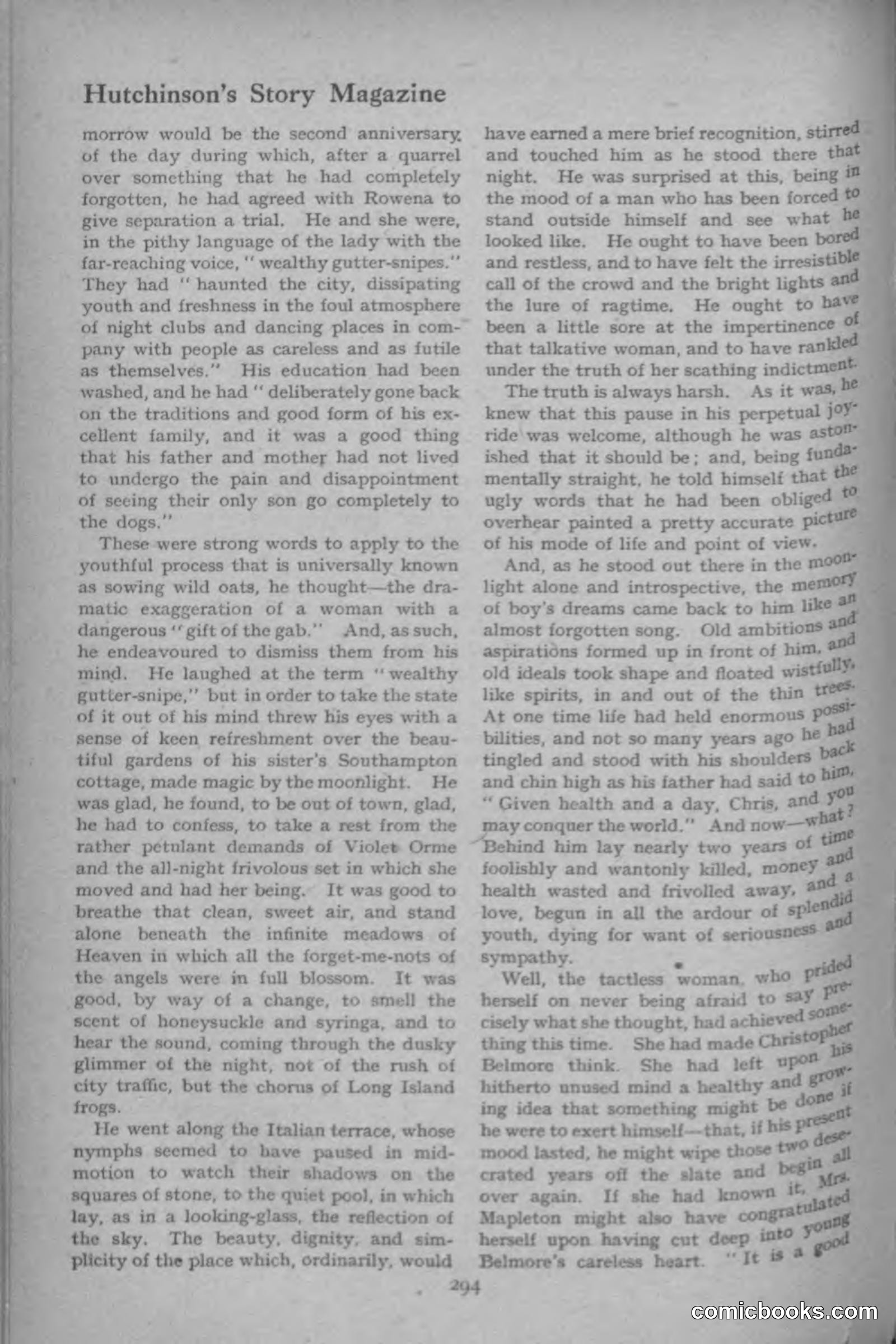 Hutchinsons Story Magazine, September 1919 — page 40 of 132