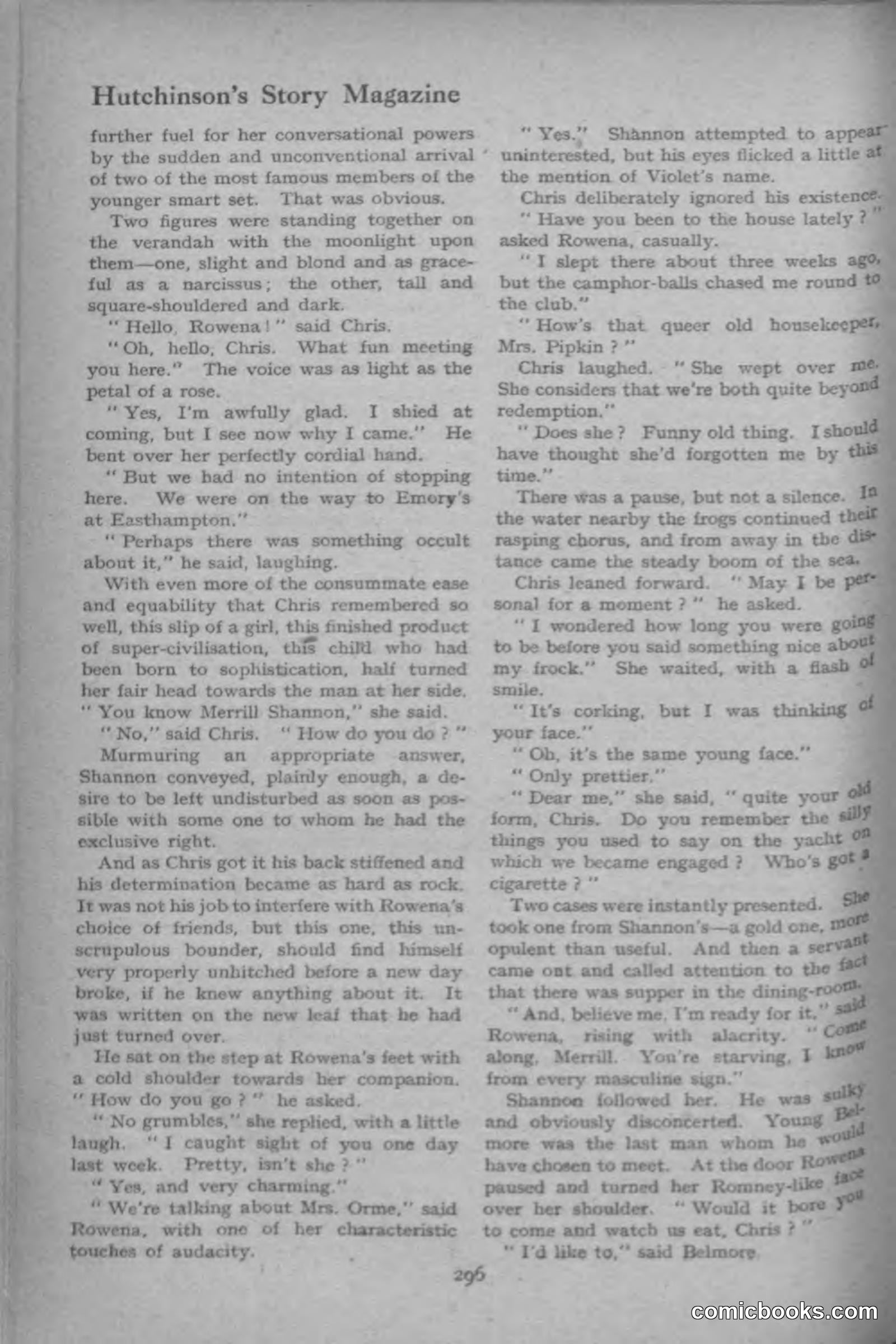 Hutchinsons Story Magazine, September 1919 — page 42 of 132
