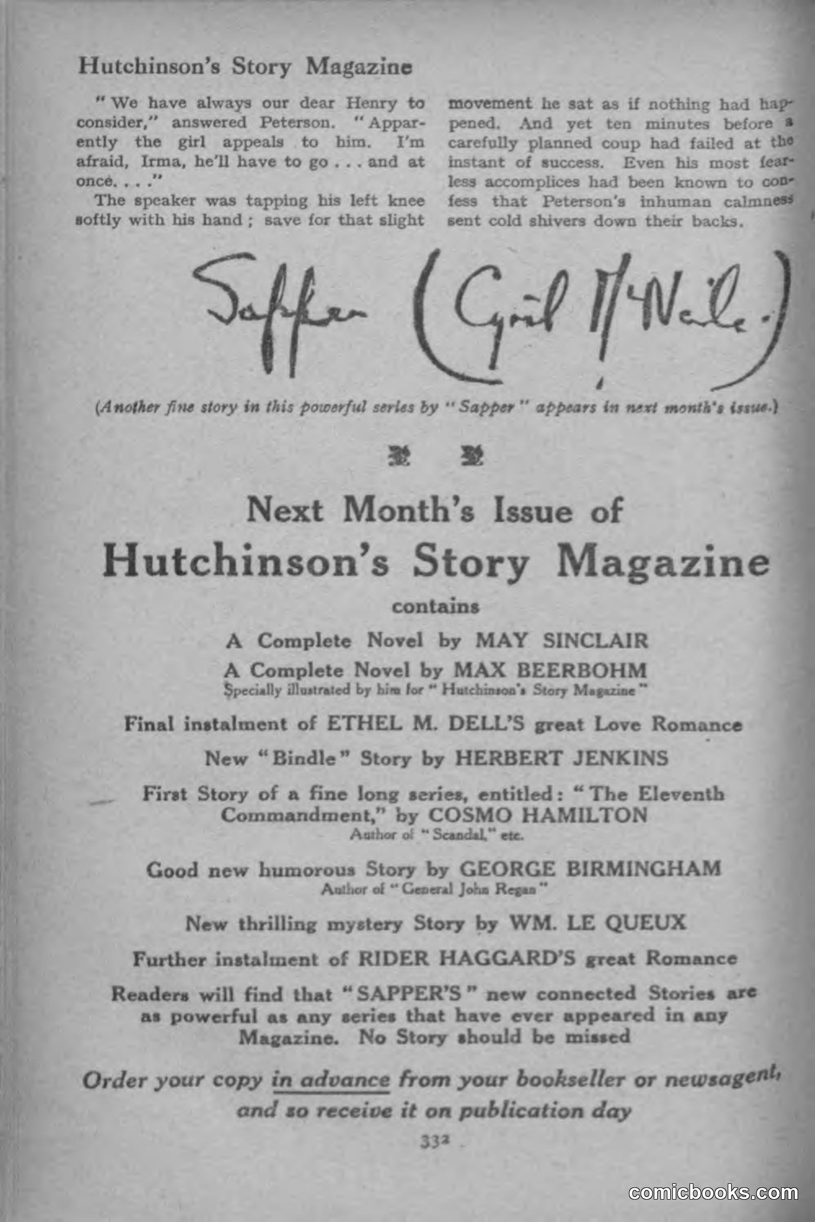 Hutchinsons Story Magazine, September 1919 — page 78 of 132