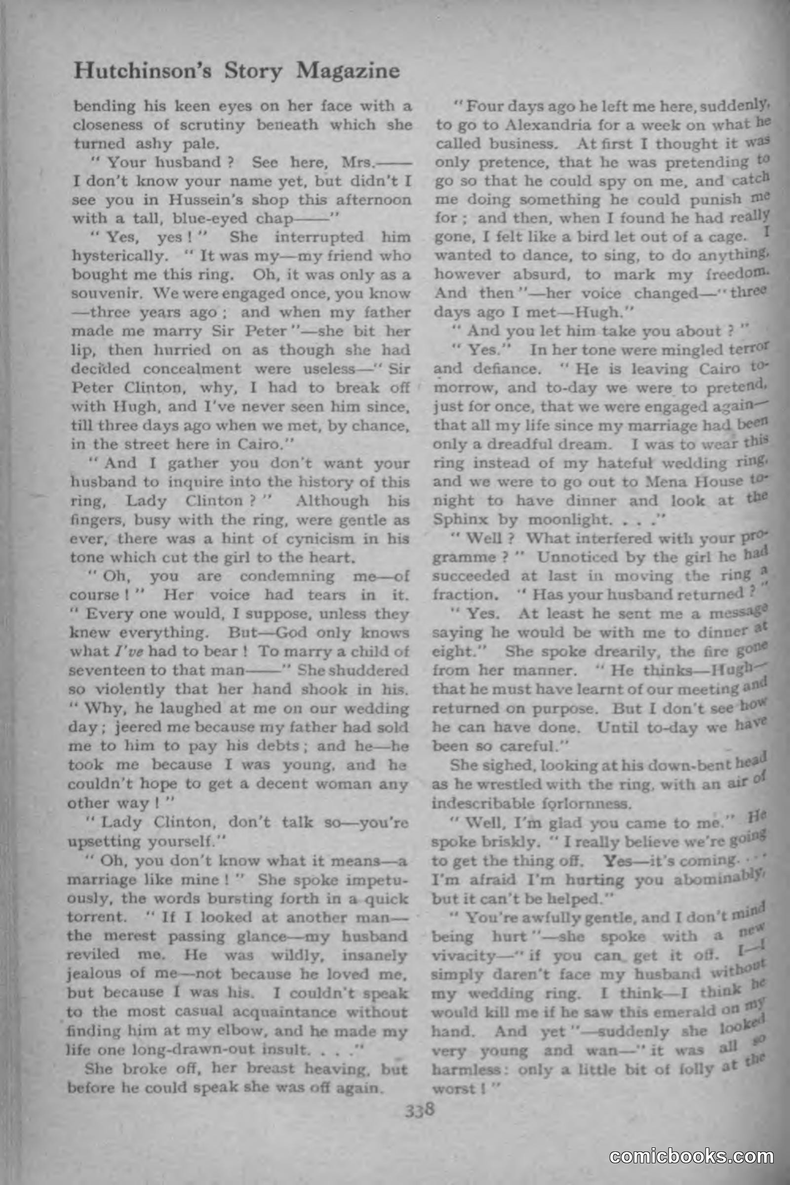 Hutchinsons Story Magazine, September 1919 — page 84 of 132