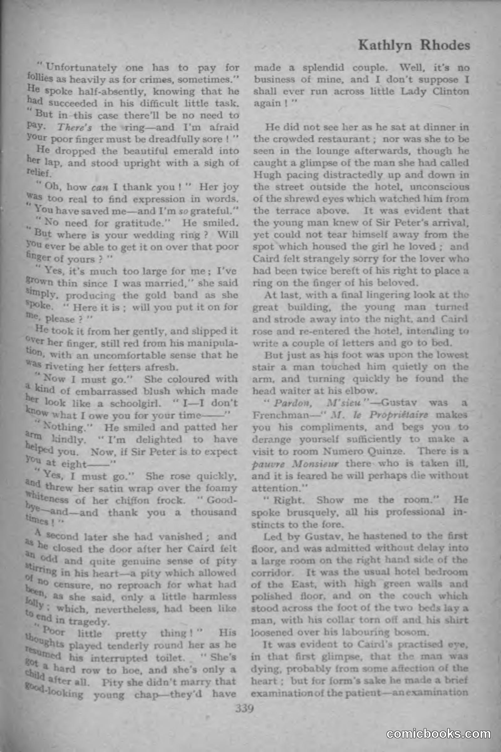 Hutchinsons Story Magazine, September 1919 — page 85 of 132