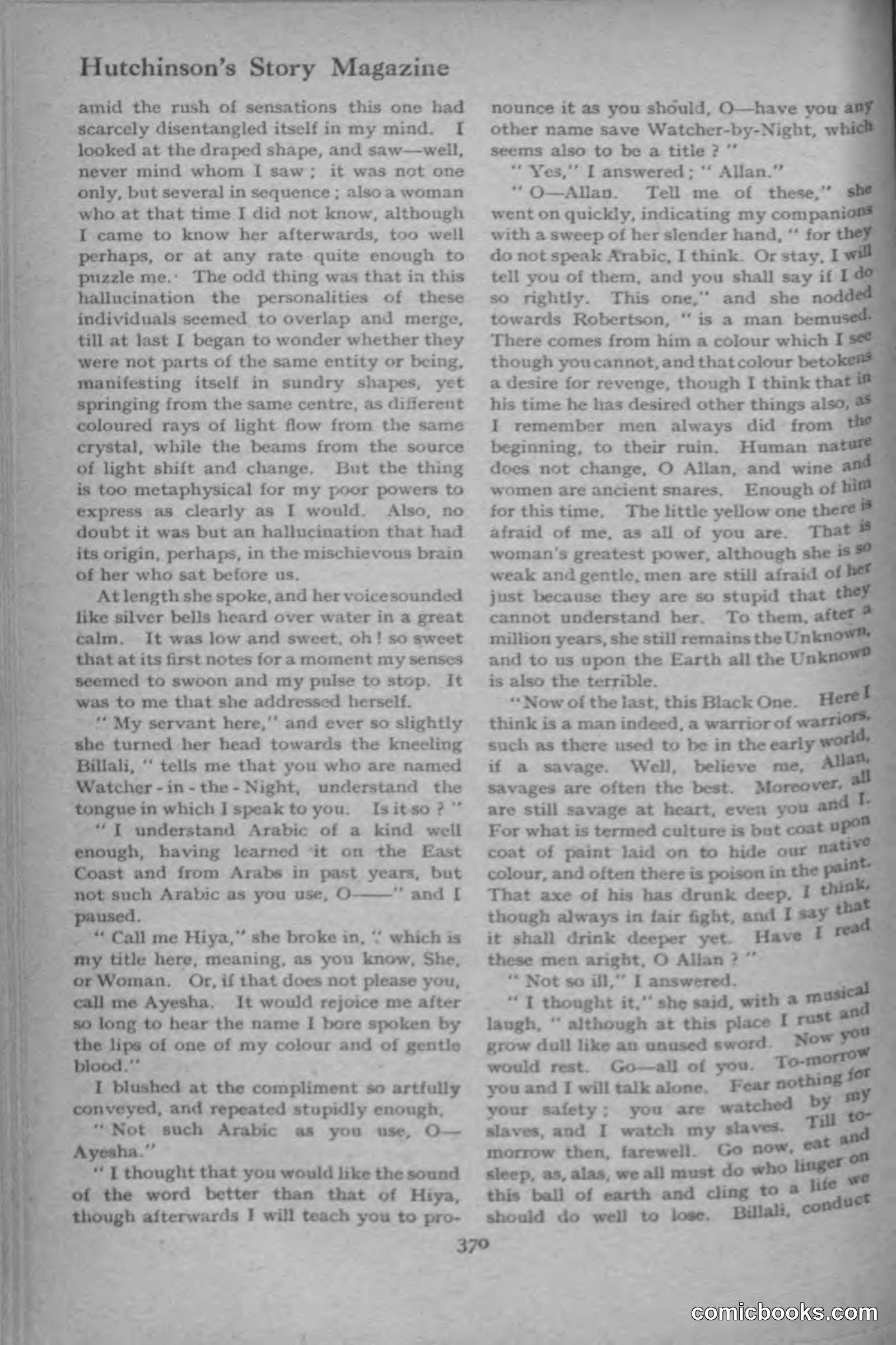 Hutchinsons Story Magazine, September 1919 — page 116 of 132
