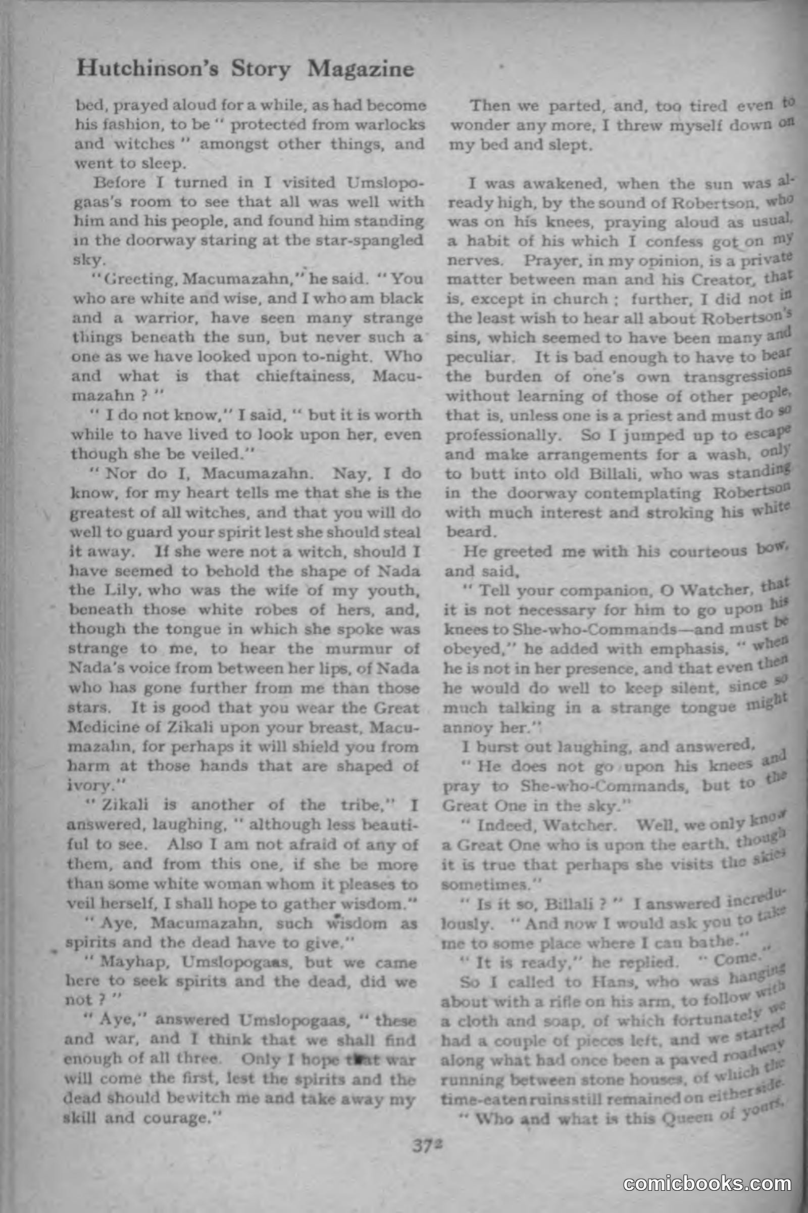 Hutchinsons Story Magazine, September 1919 — page 118 of 132