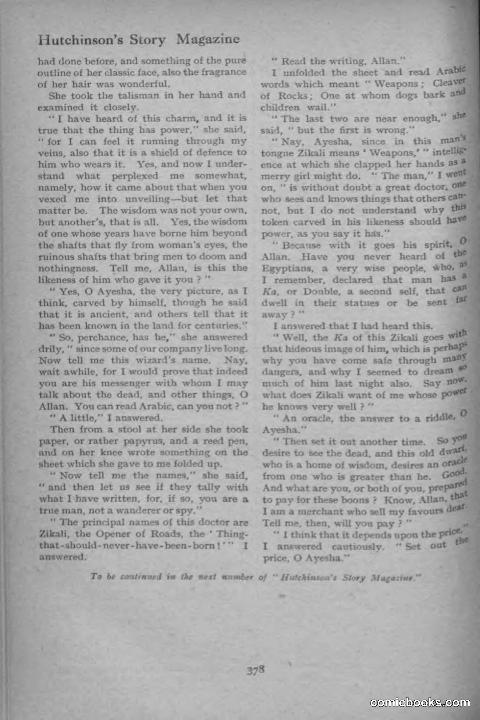 Hutchinsons Story Magazine, September 1919 — page 124 of 132