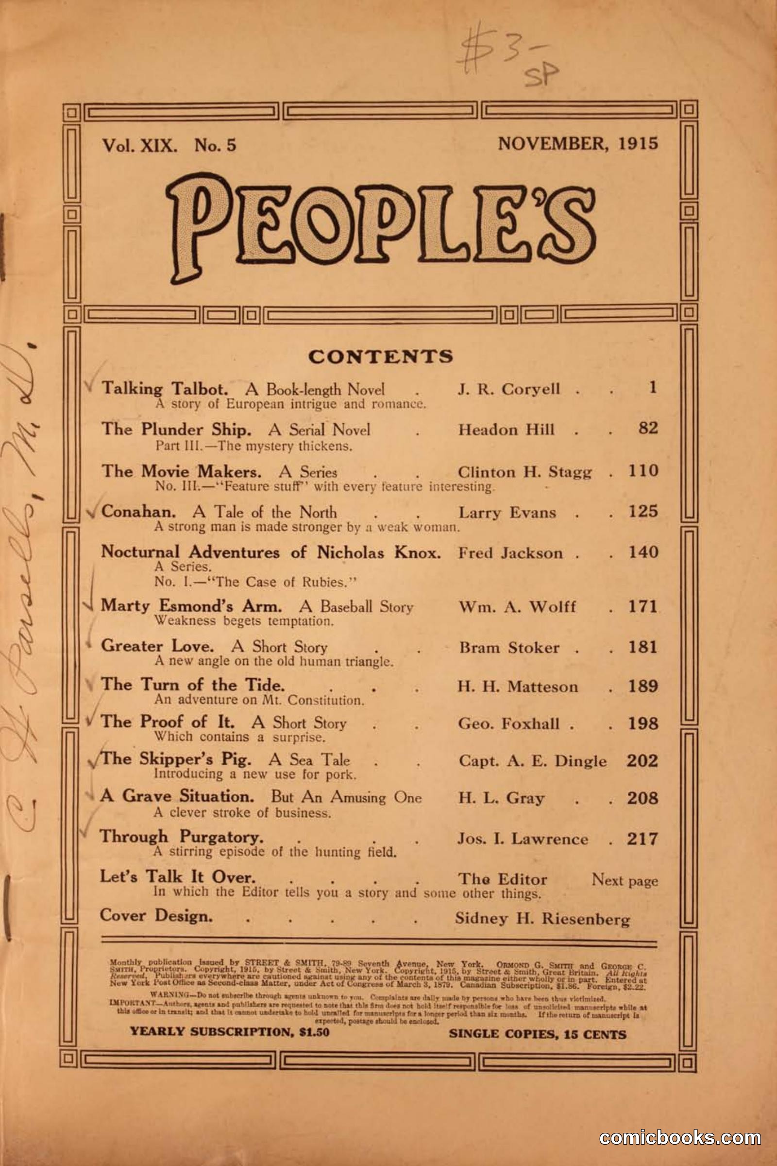 Peoples Magazine, November 1915 — page 3 of 236