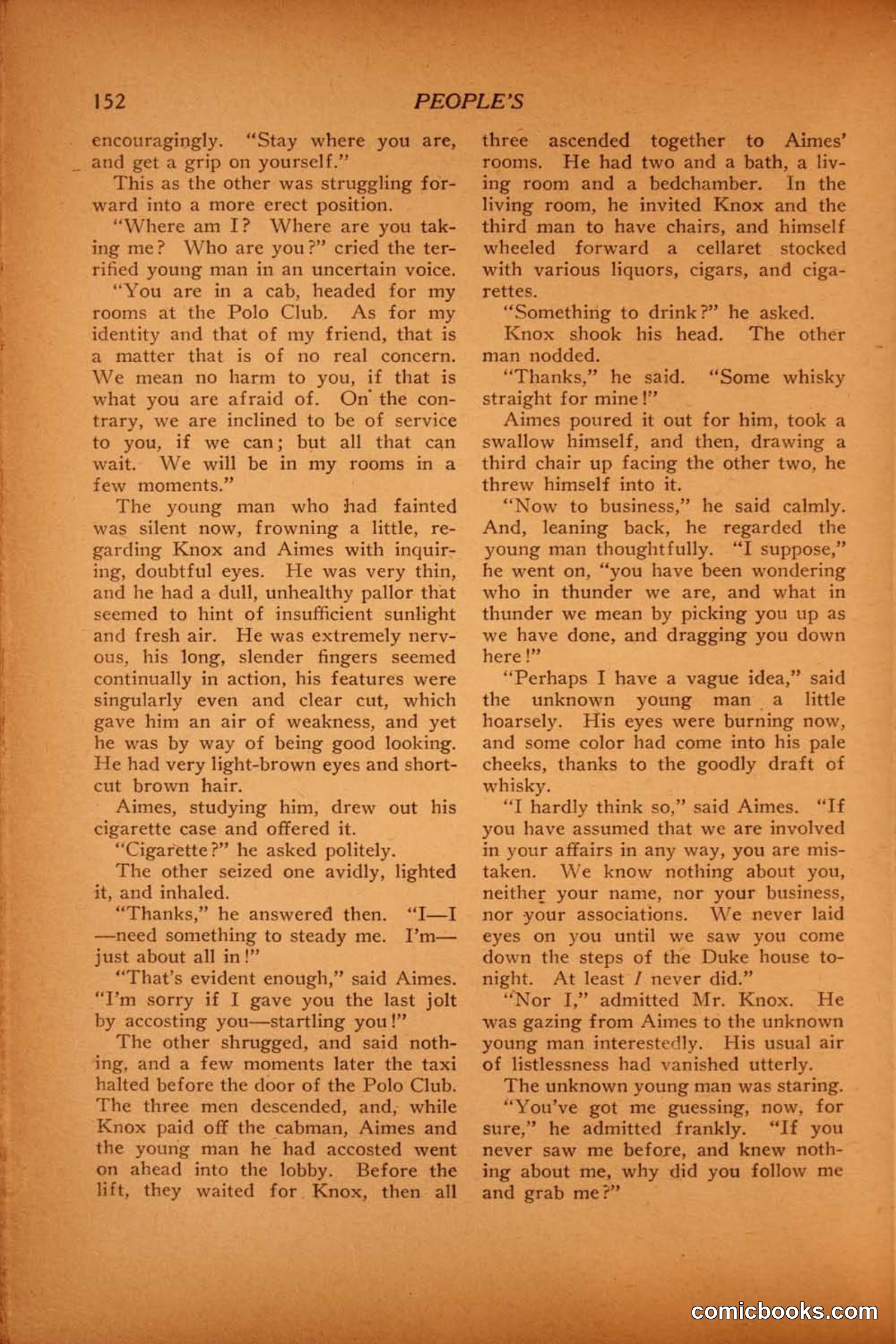 Peoples Magazine, November 1915 — page 158 of 236