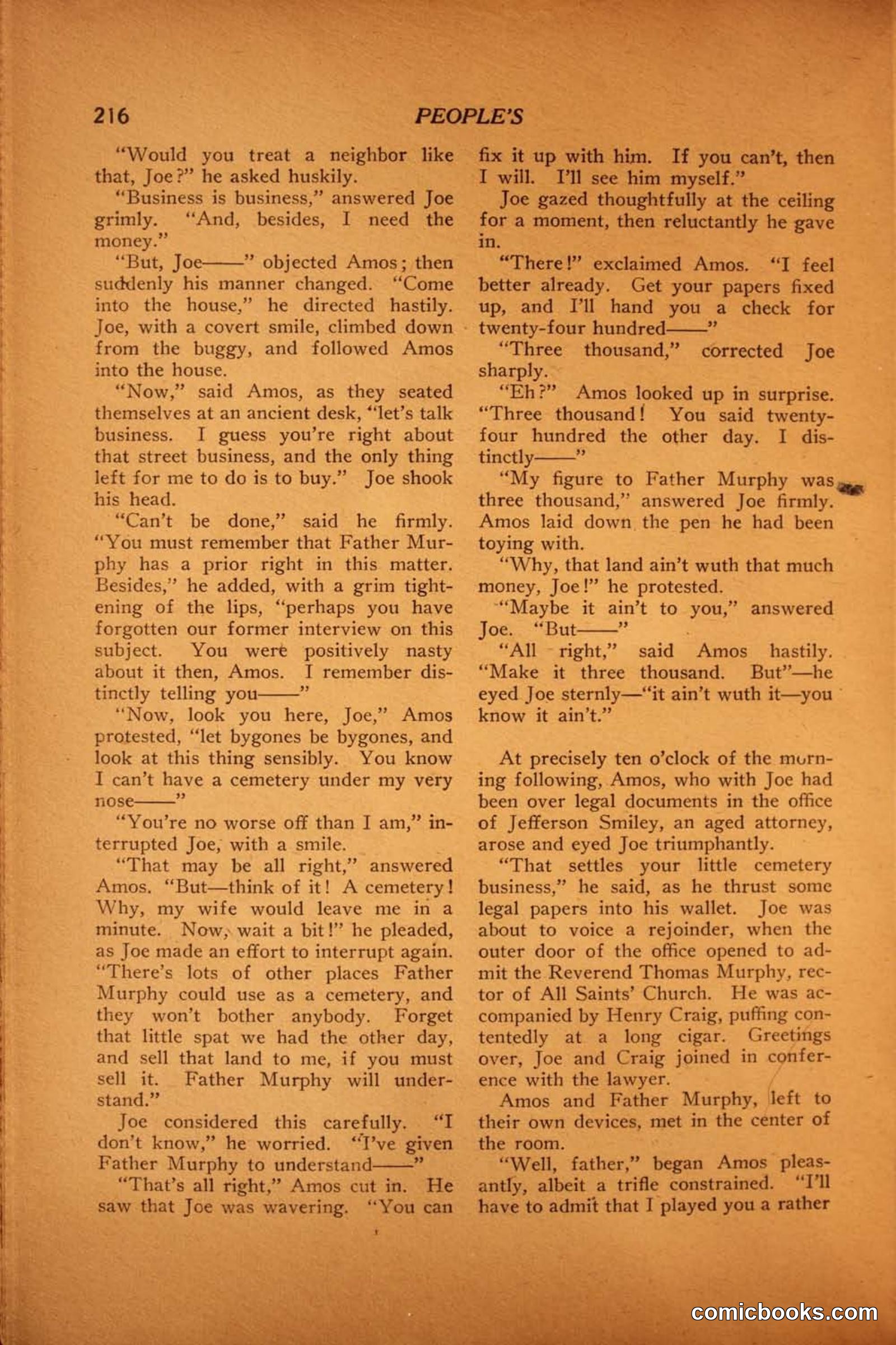 Peoples Magazine, November 1915 — page 222 of 236