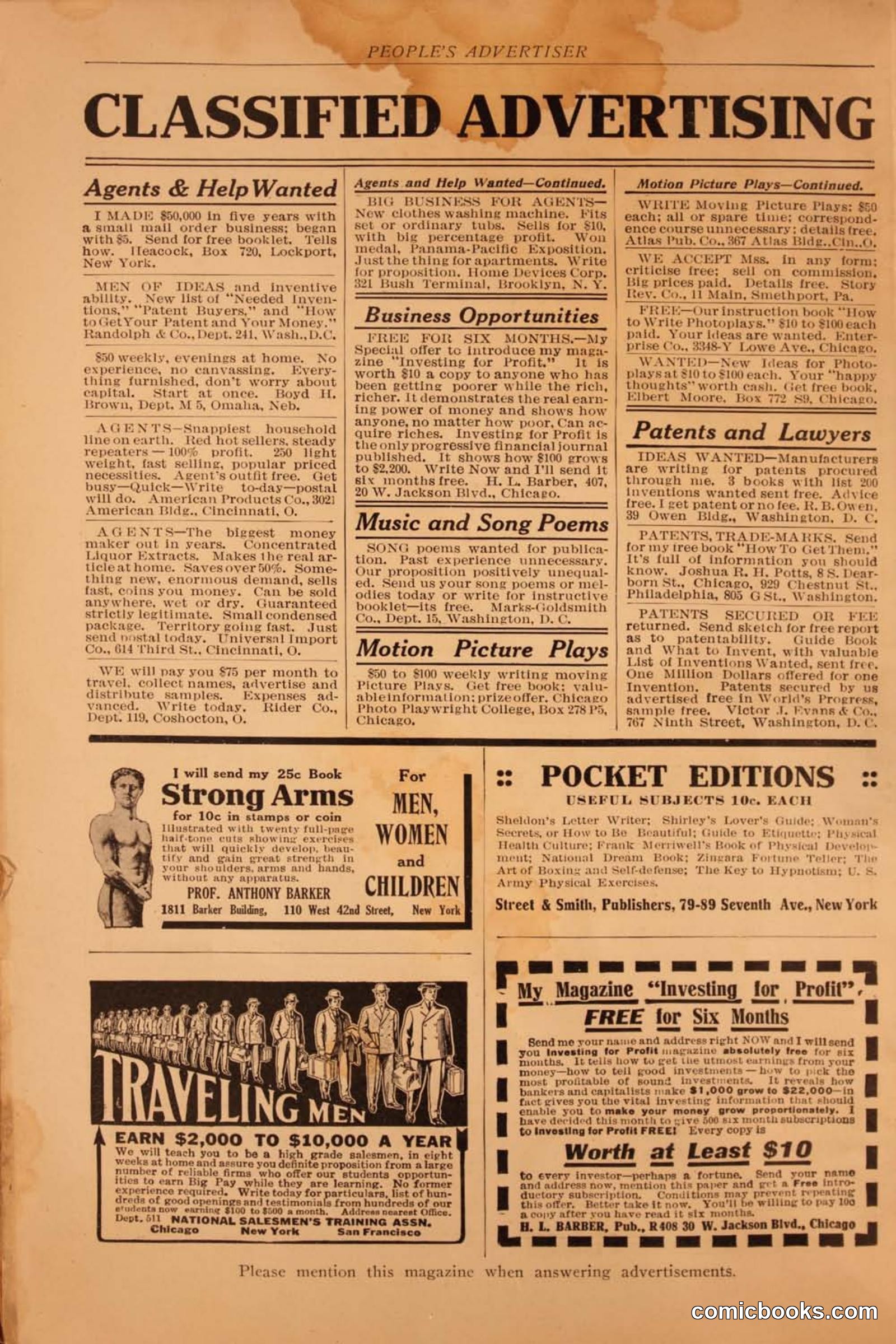 Peoples Magazine, November 1915 — page 232 of 236