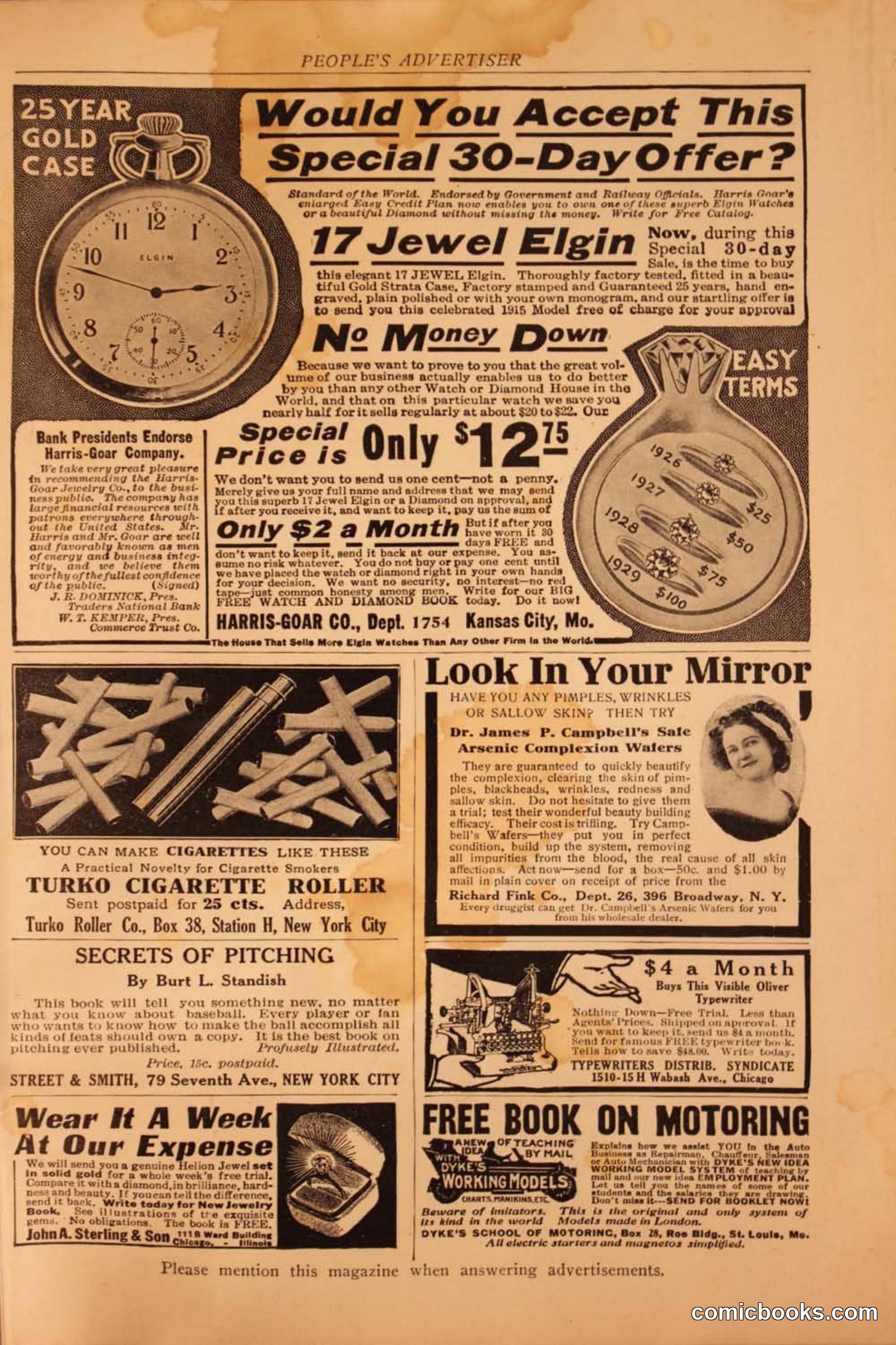 Peoples Magazine, November 1915 — page 233 of 236