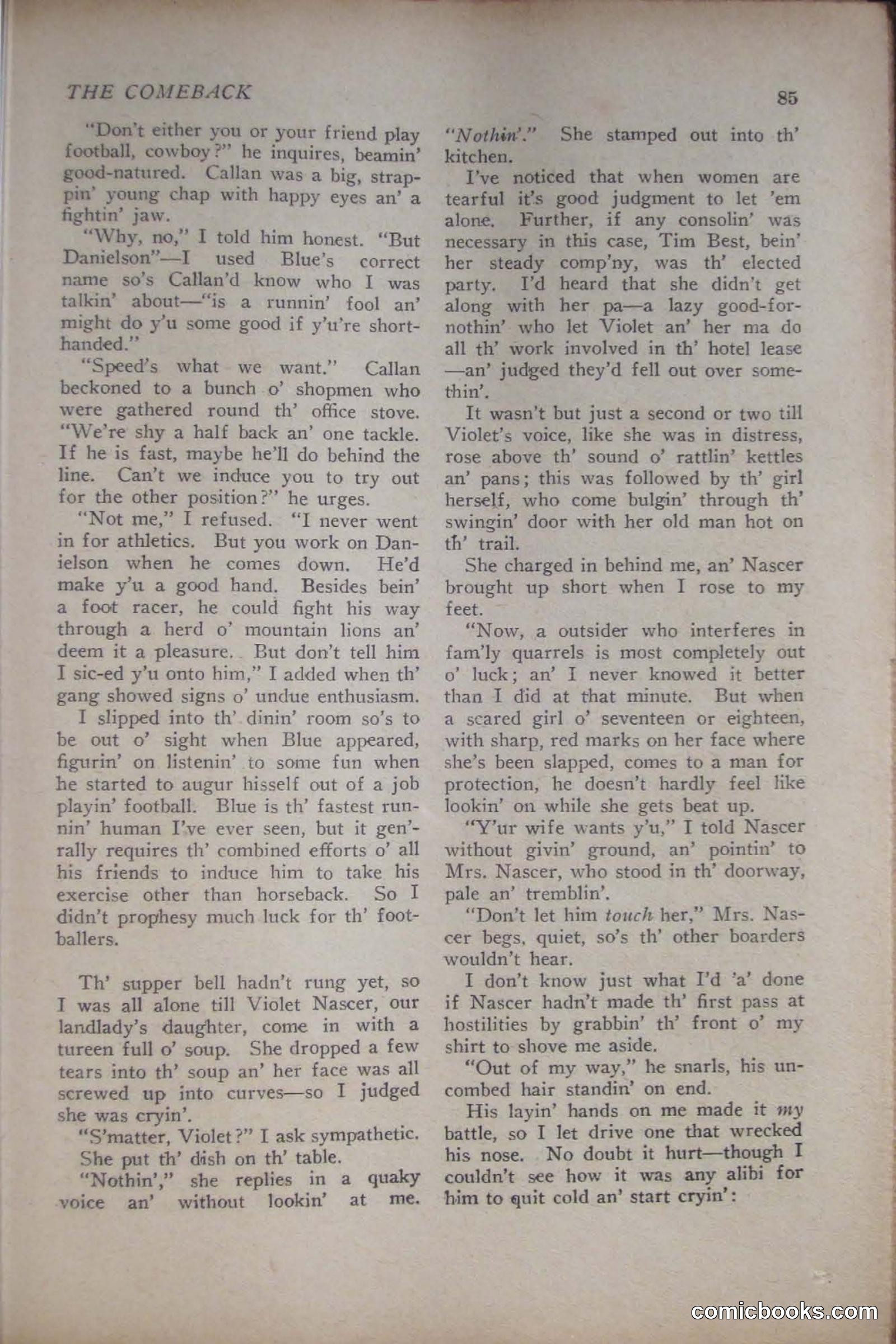 Peoples Magazine, November 25, 1922 — page 87 of 196