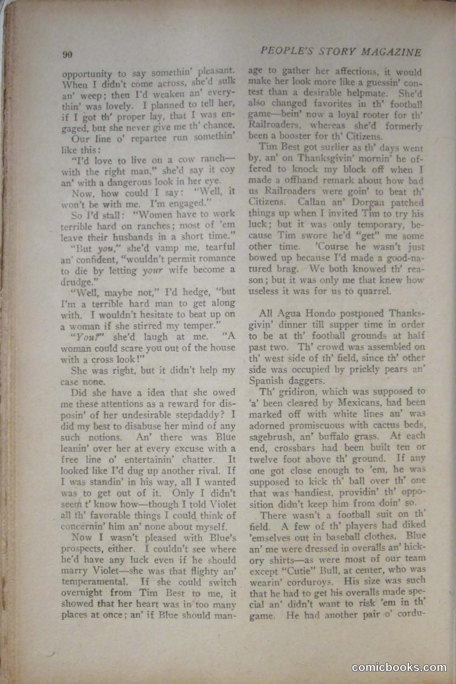 Peoples Magazine, November 25, 1922 — page 92 of 196