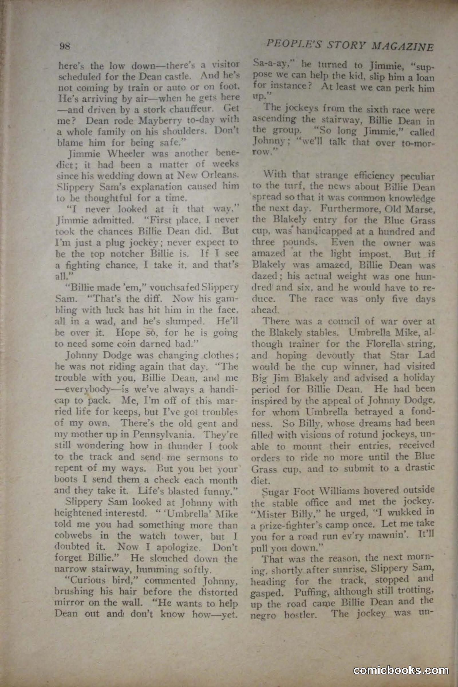 Peoples Magazine, November 25, 1922 — page 100 of 196