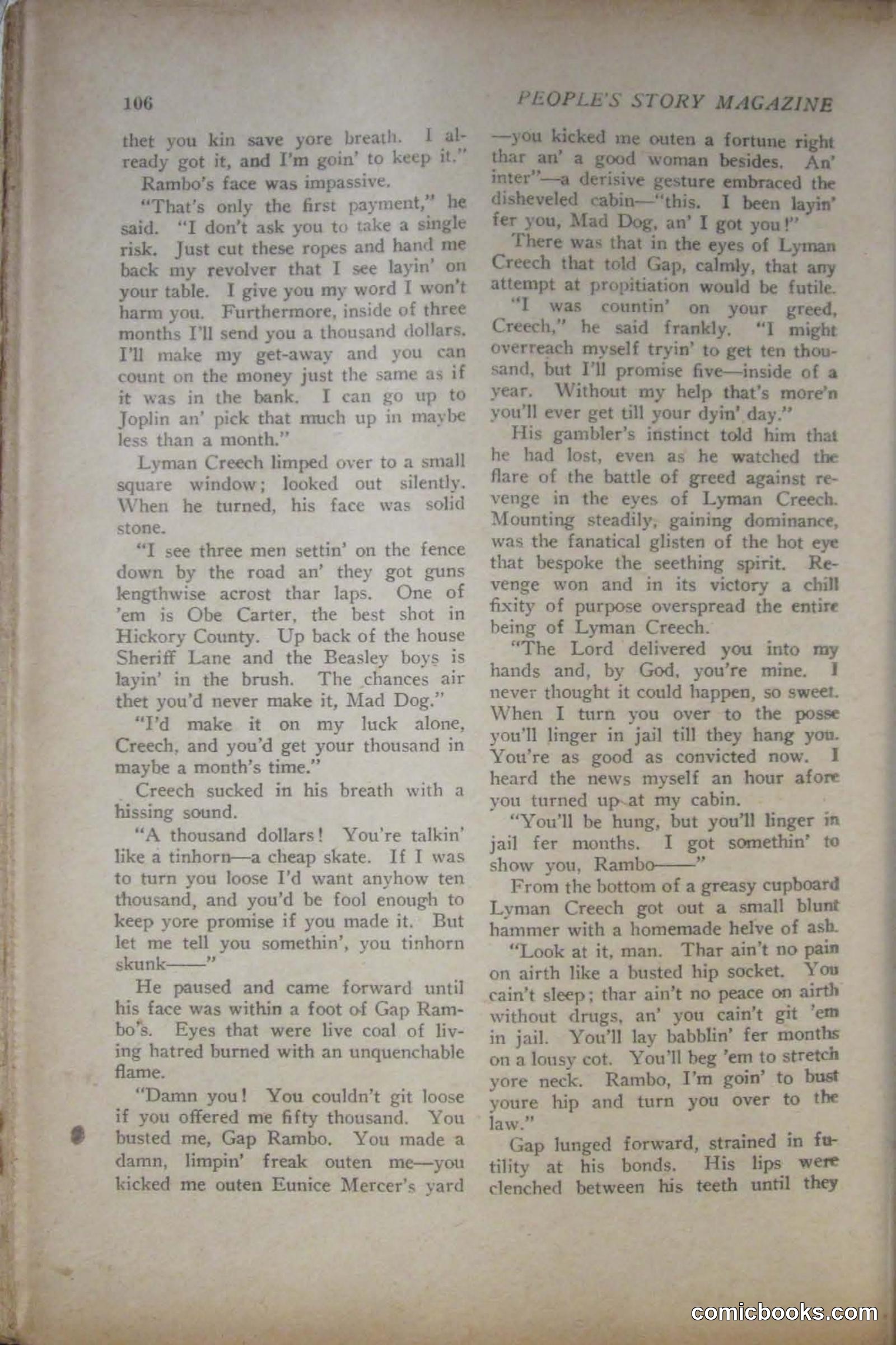 Peoples Magazine, November 25, 1922 — page 108 of 196