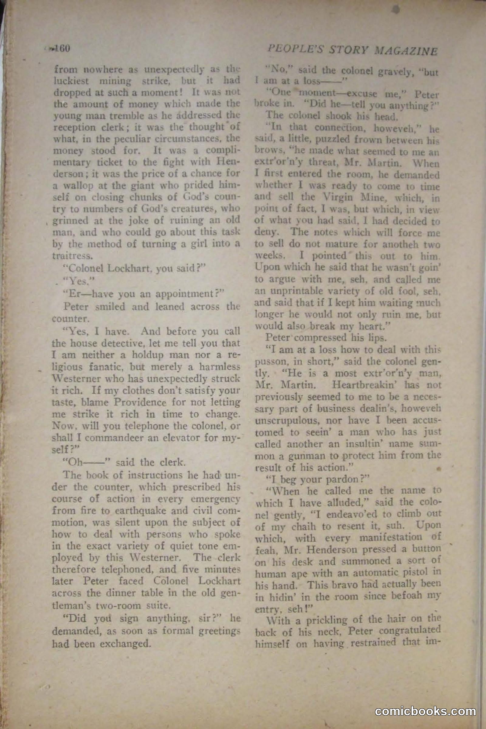 Peoples Magazine, November 25, 1922 — page 162 of 196