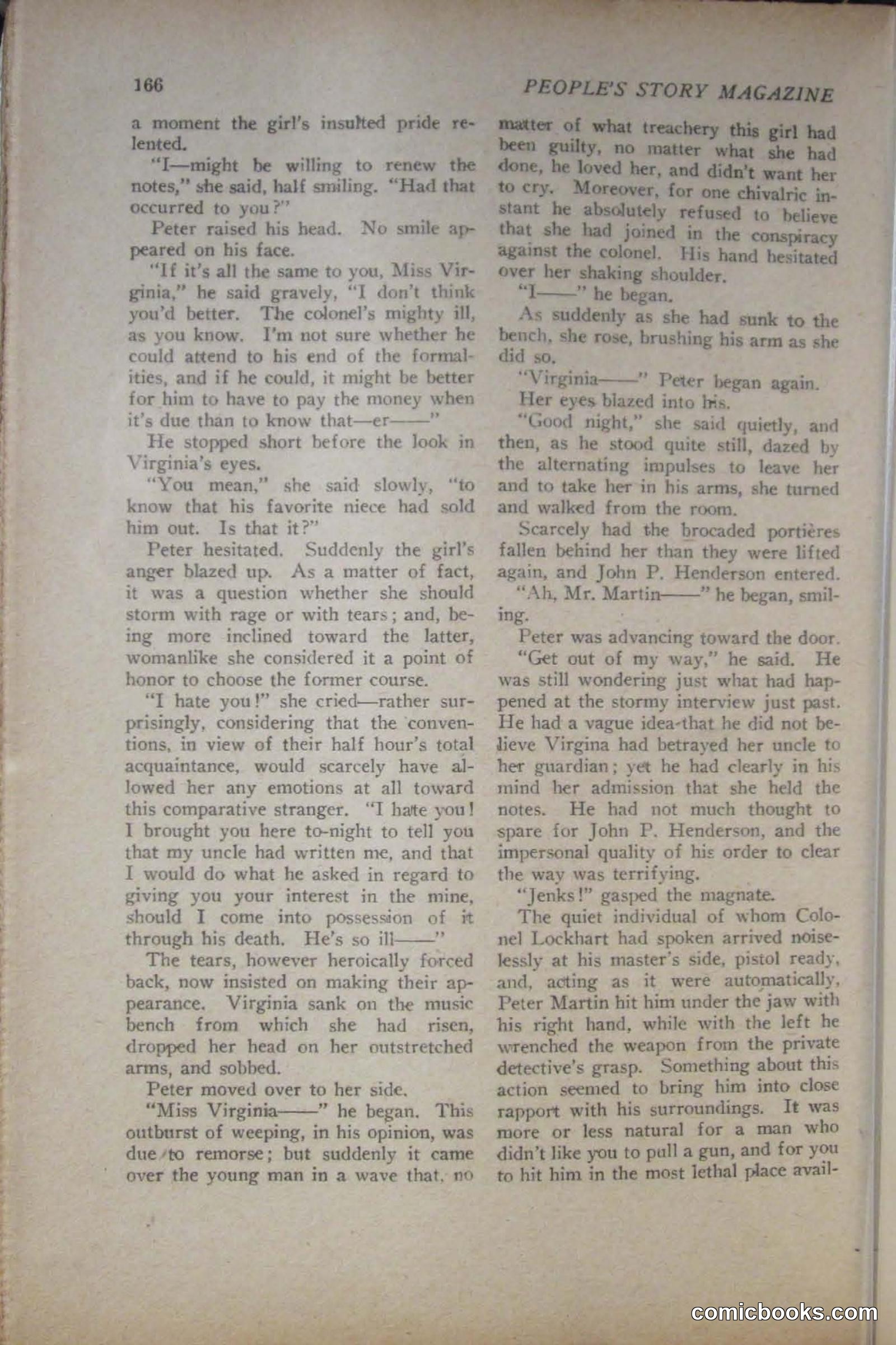 Peoples Magazine, November 25, 1922 — page 168 of 196