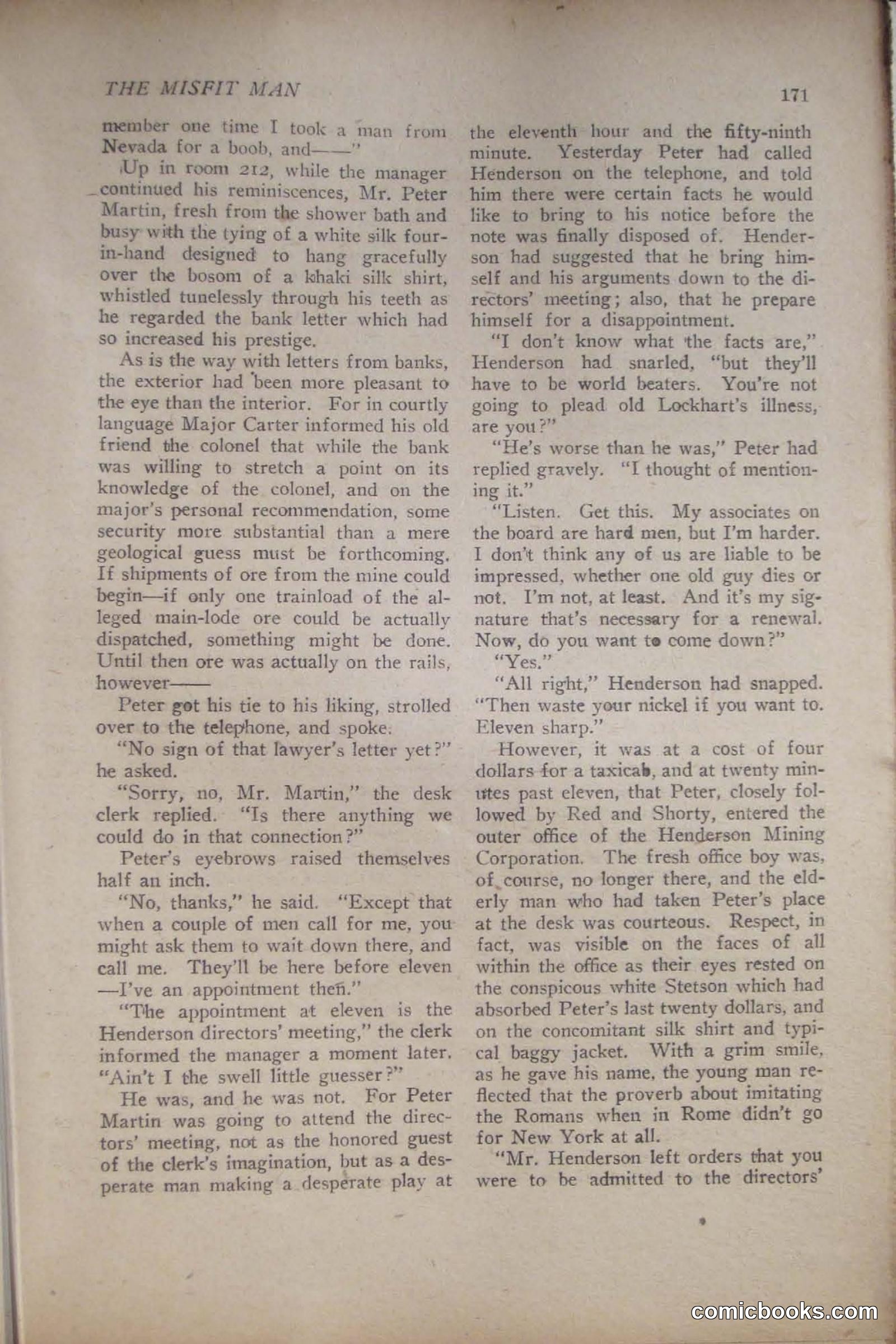 Peoples Magazine, November 25, 1922 — page 173 of 196