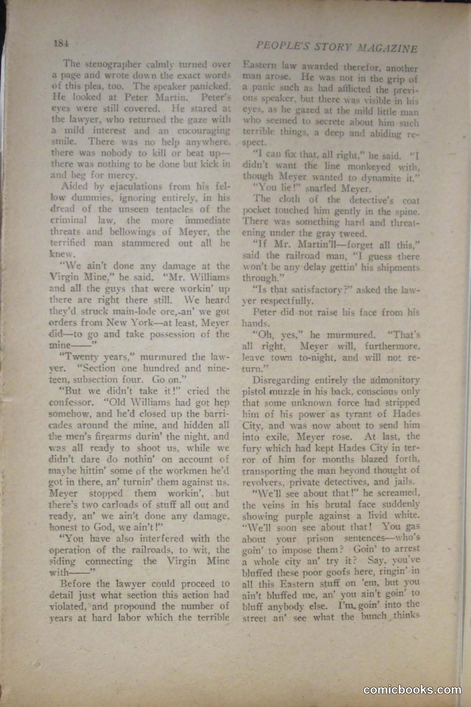 Peoples Magazine, November 25, 1922 — page 186 of 196