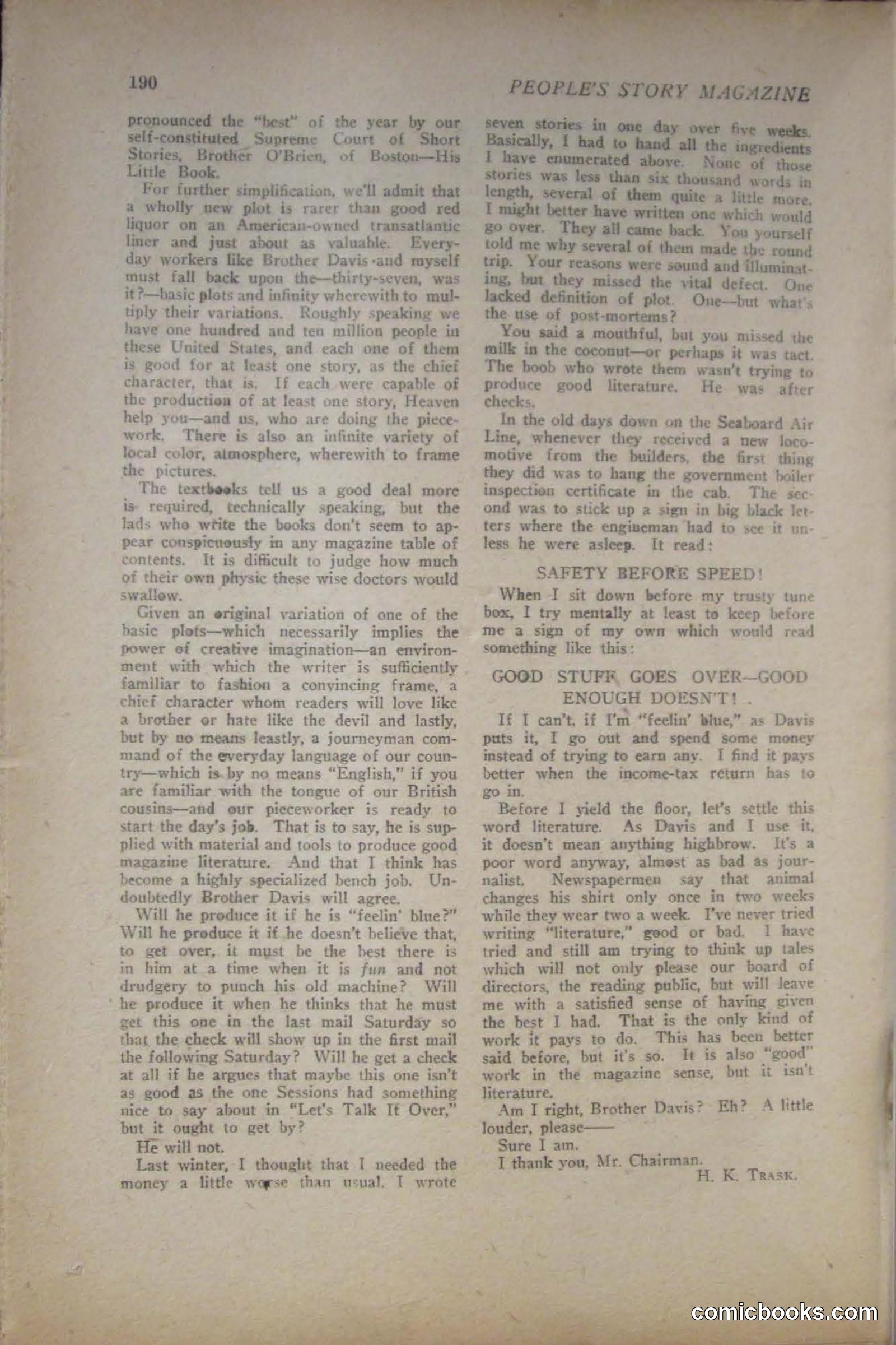Peoples Magazine, November 25, 1922 — page 192 of 196