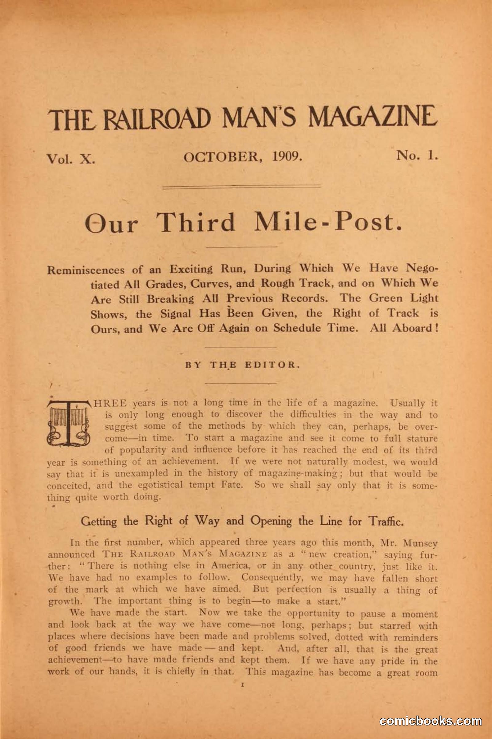 Railroad Mans Magazine, October 1909 — page 7 of 212