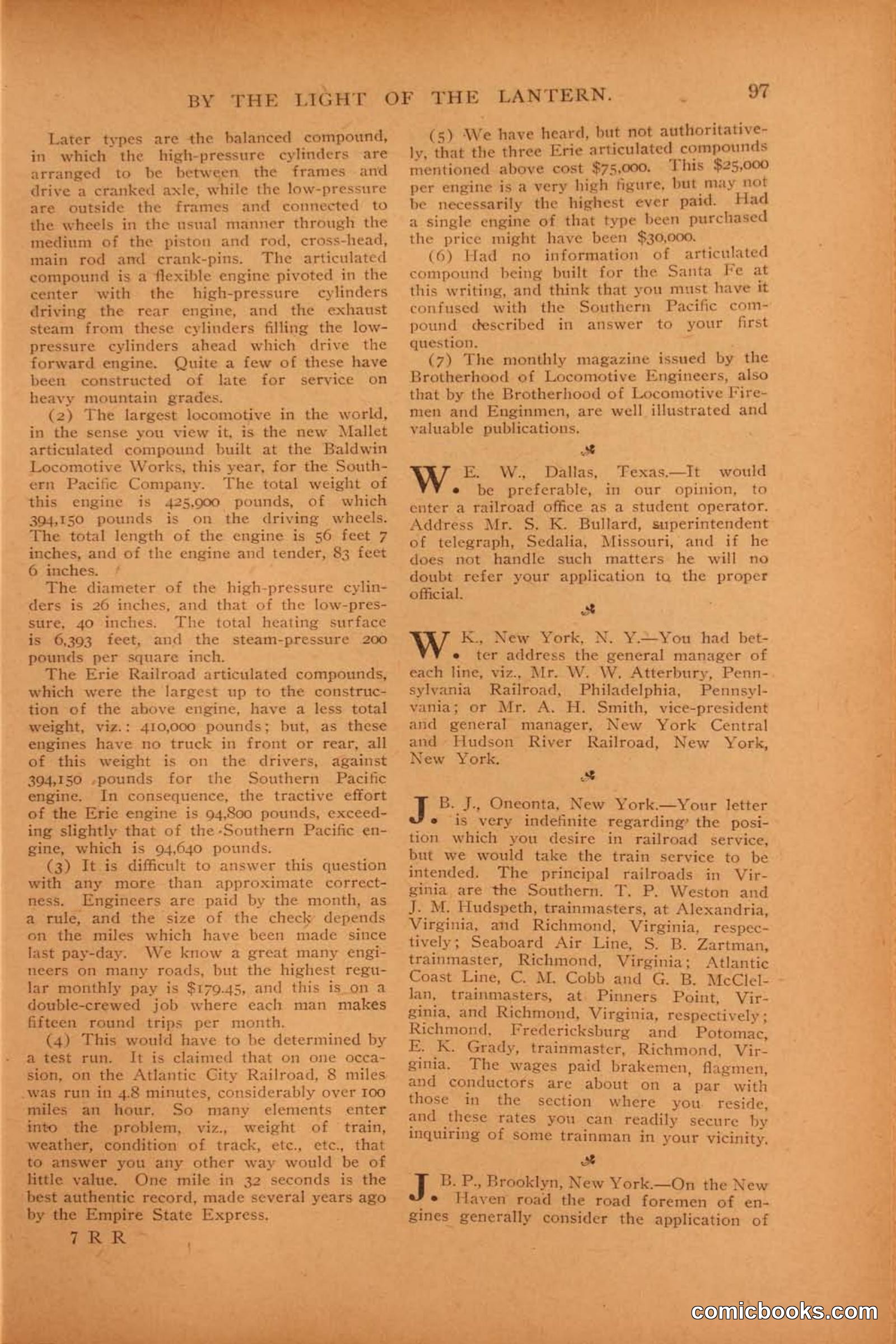 Railroad Mans Magazine, October 1909 — page 103 of 212