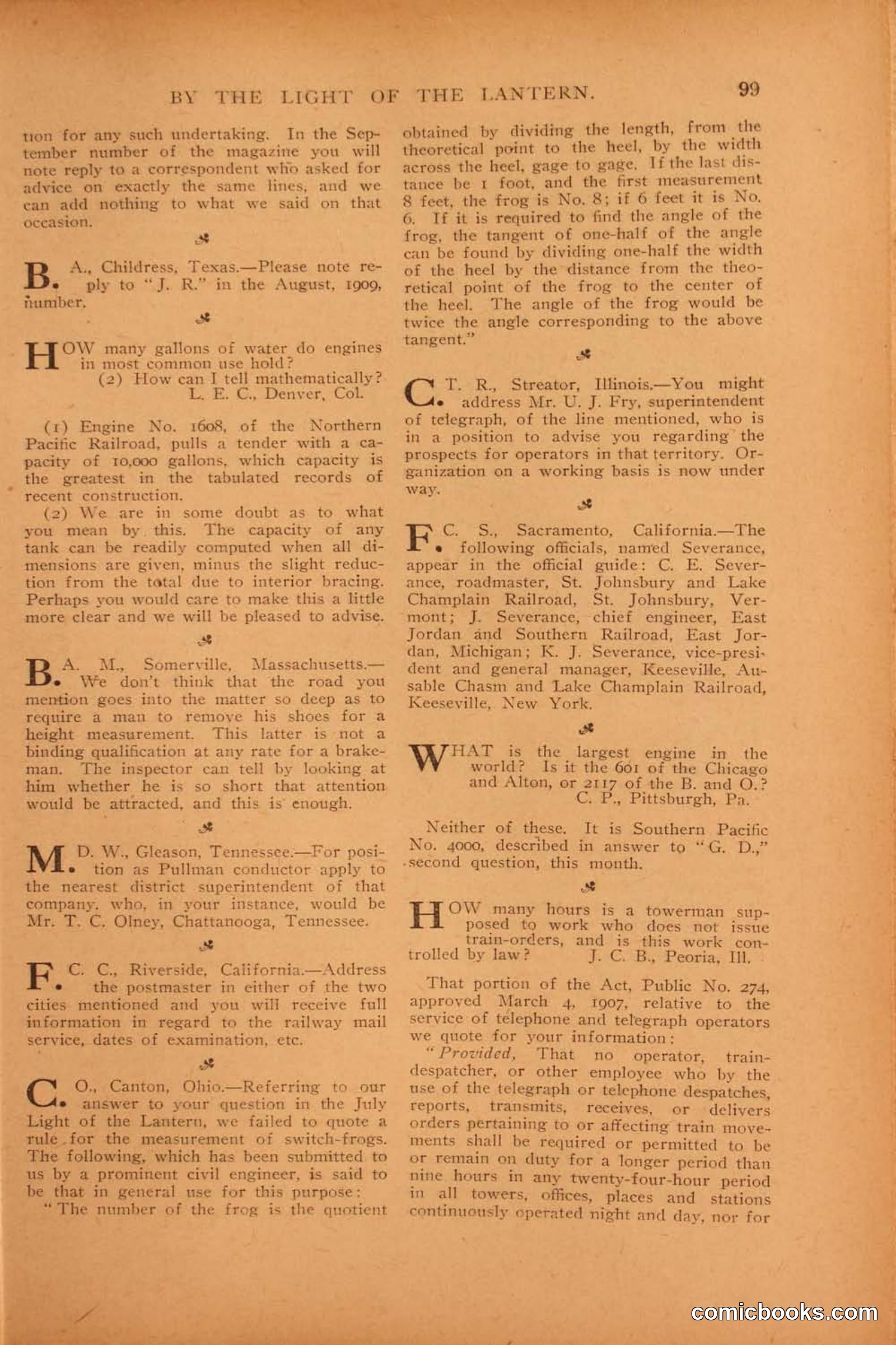Railroad Mans Magazine, October 1909 — page 105 of 212