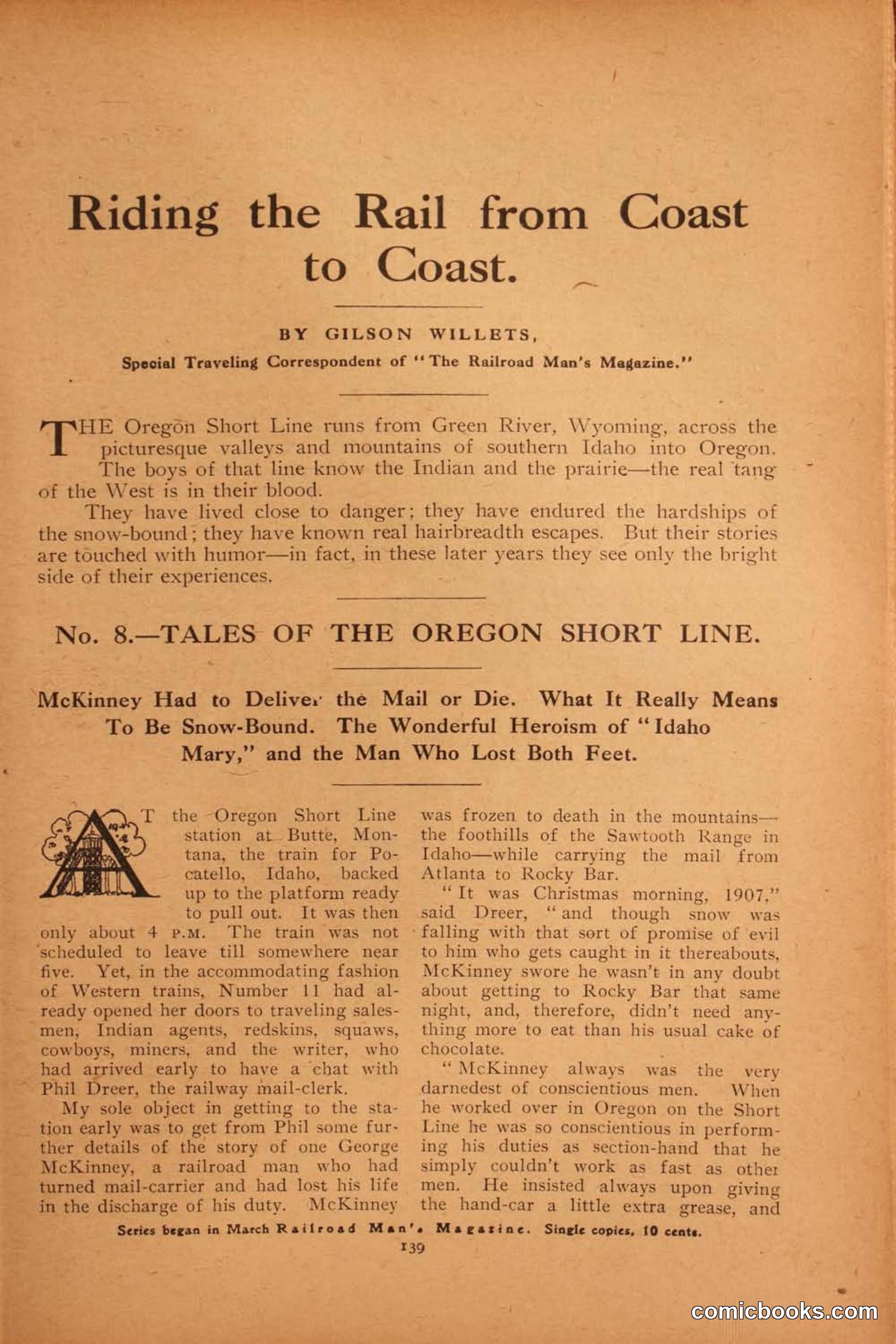 Railroad Mans Magazine, October 1909 — page 145 of 212