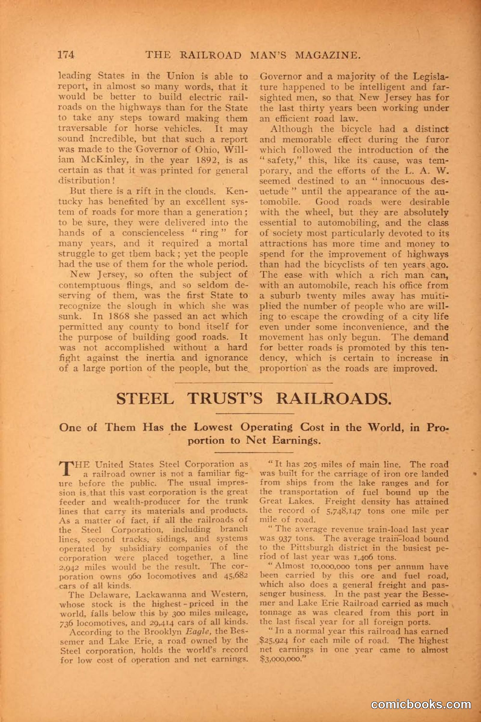 Railroad Mans Magazine, October 1909 — page 180 of 212