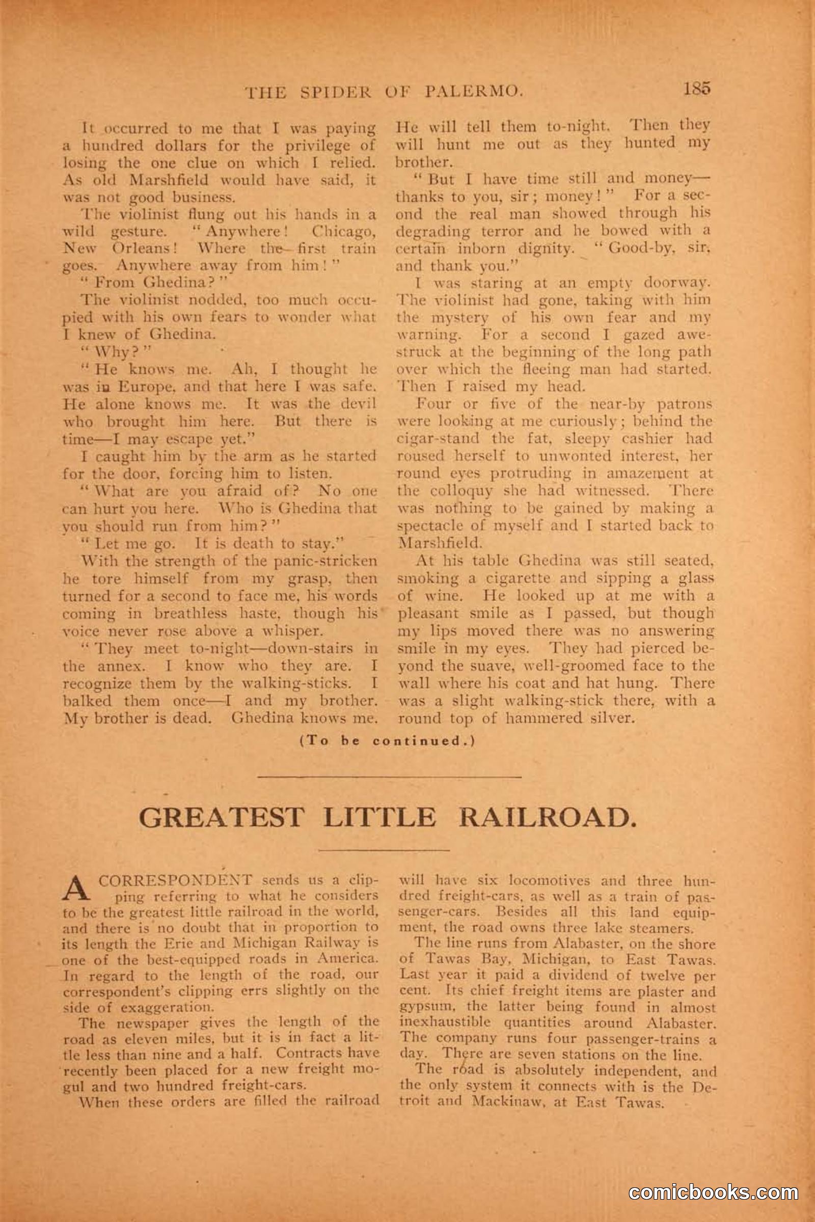 Railroad Mans Magazine, October 1909 — page 191 of 212