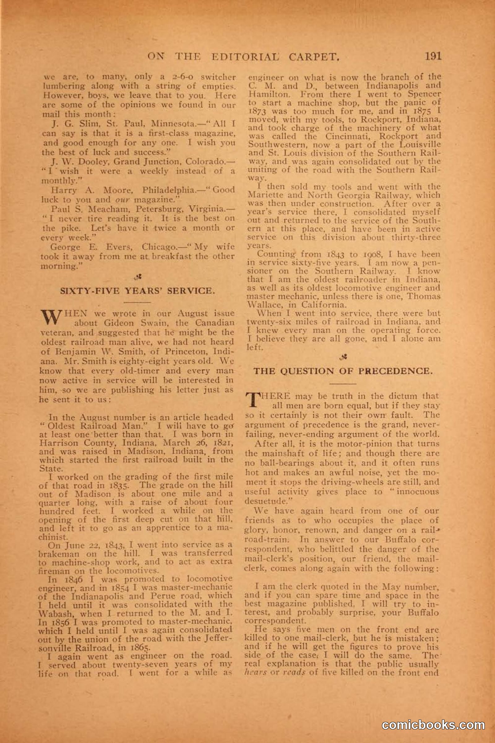 Railroad Mans Magazine, October 1909 — page 197 of 212