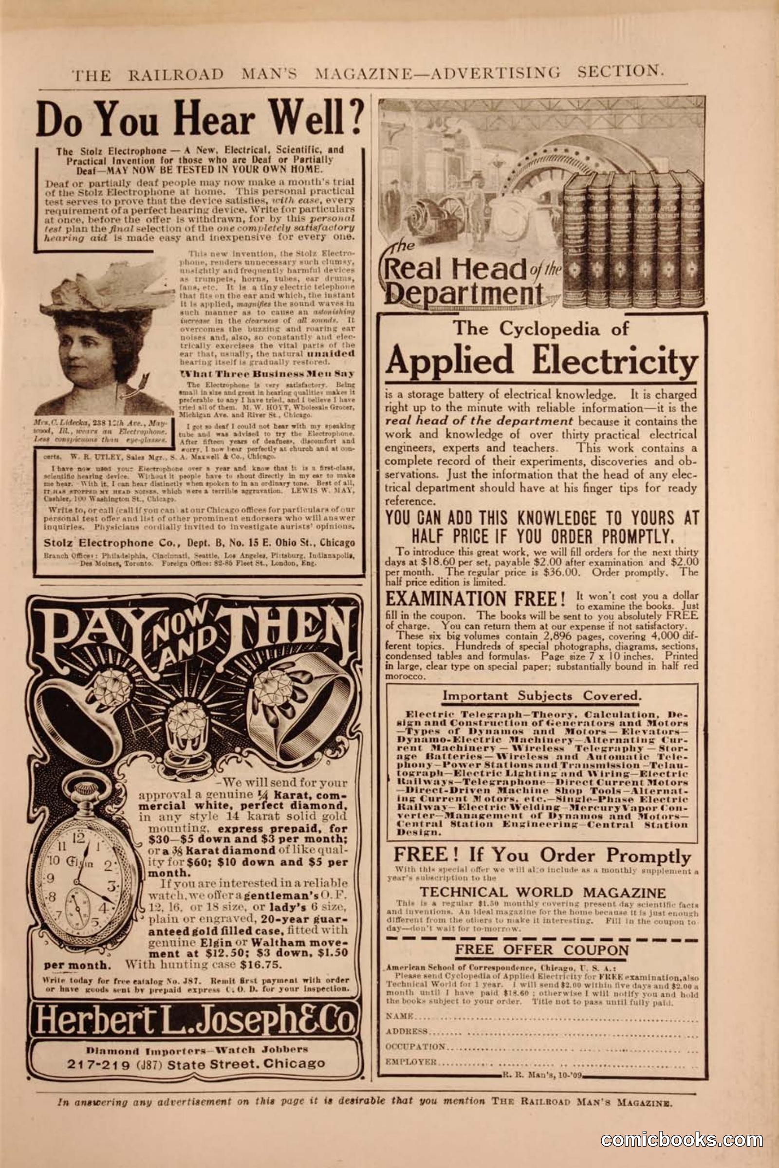 Railroad Mans Magazine, October 1909 — page 205 of 212