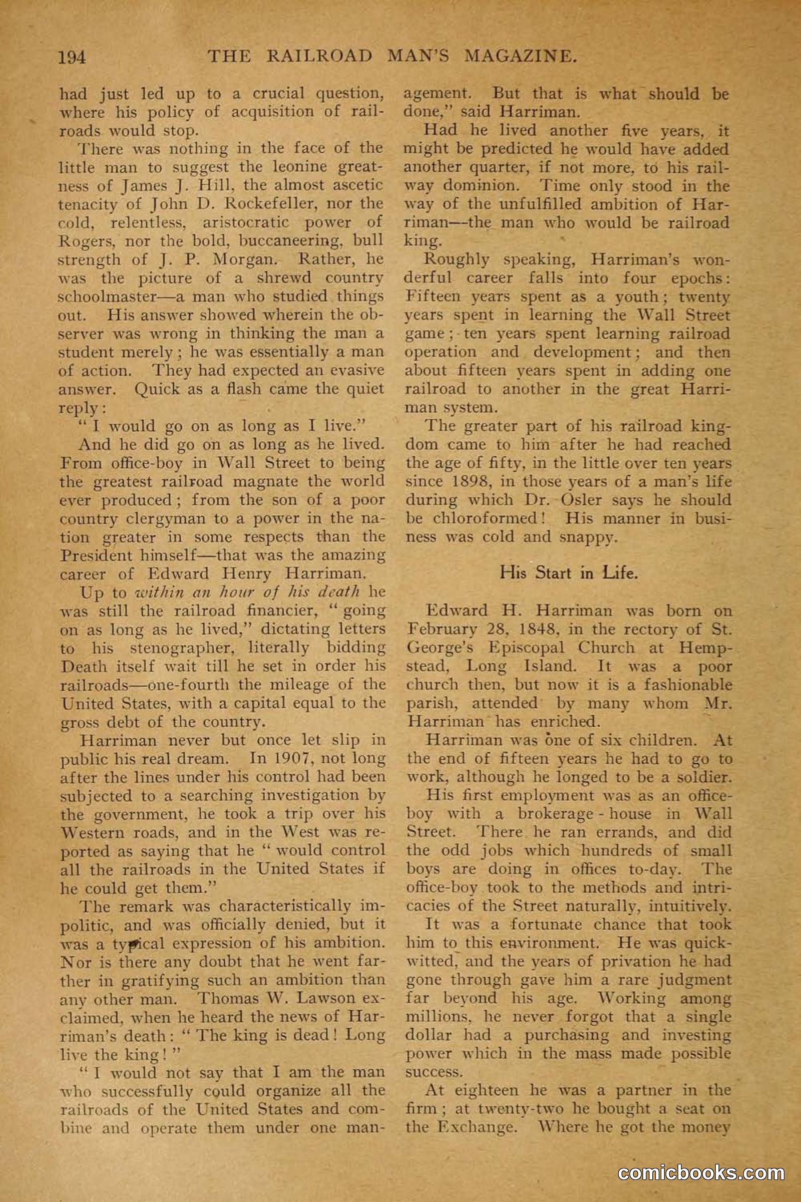 Railroad Mans Magazine, November 1909 — page 8 of 212