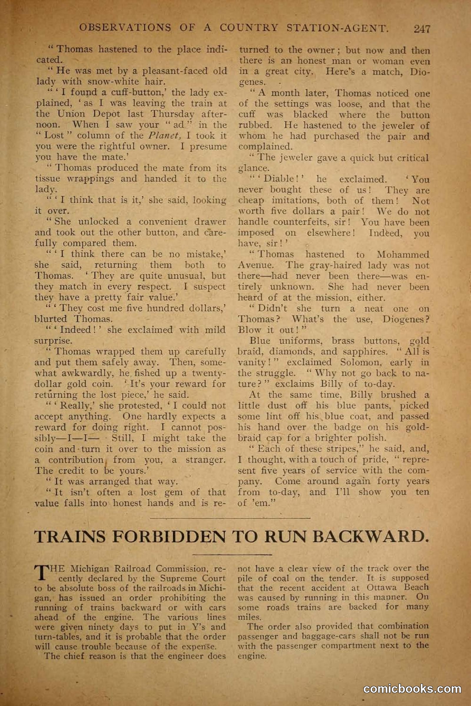 Railroad Mans Magazine, November 1909 — page 61 of 212