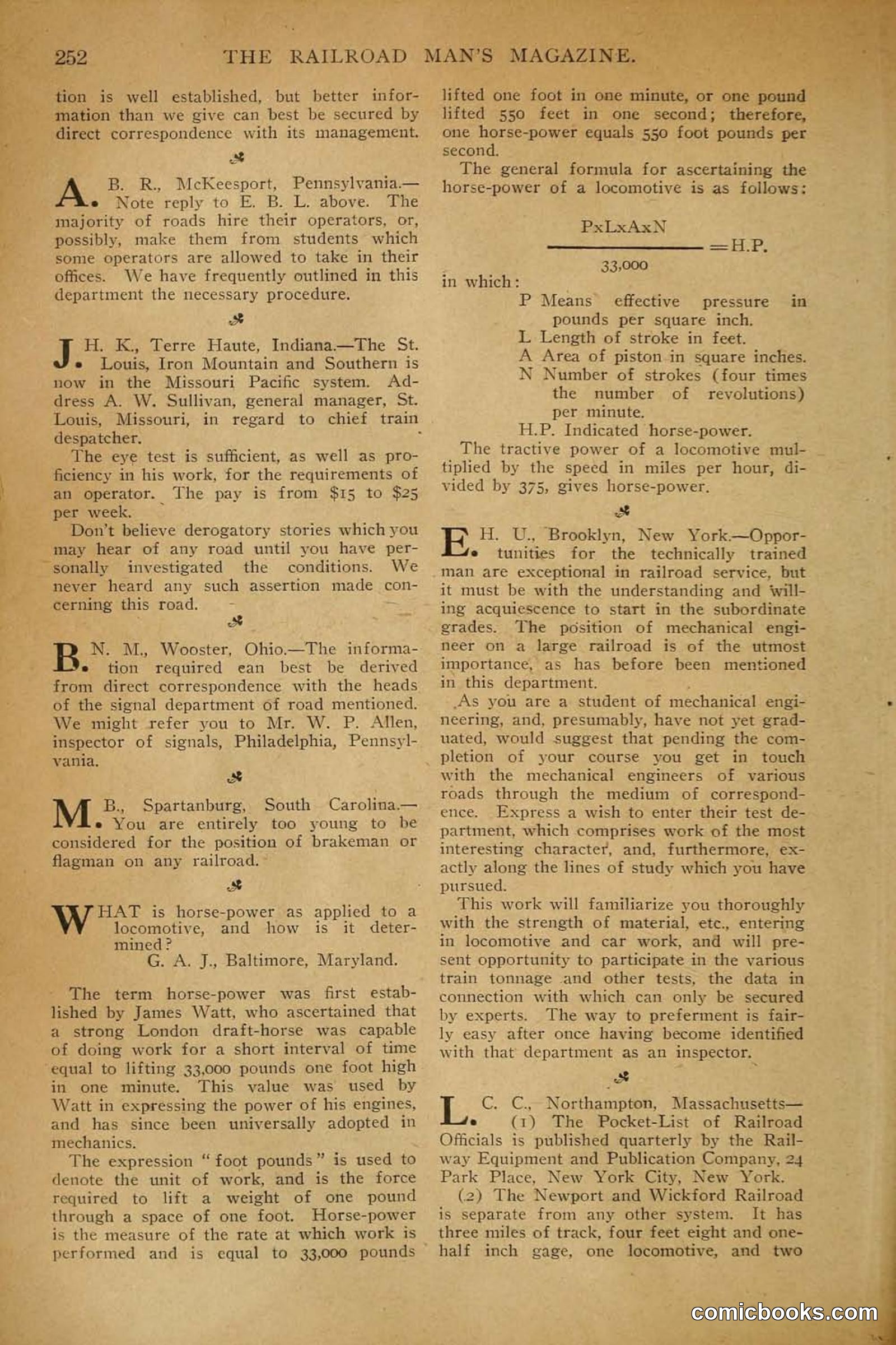 Railroad Mans Magazine, November 1909 — page 66 of 212