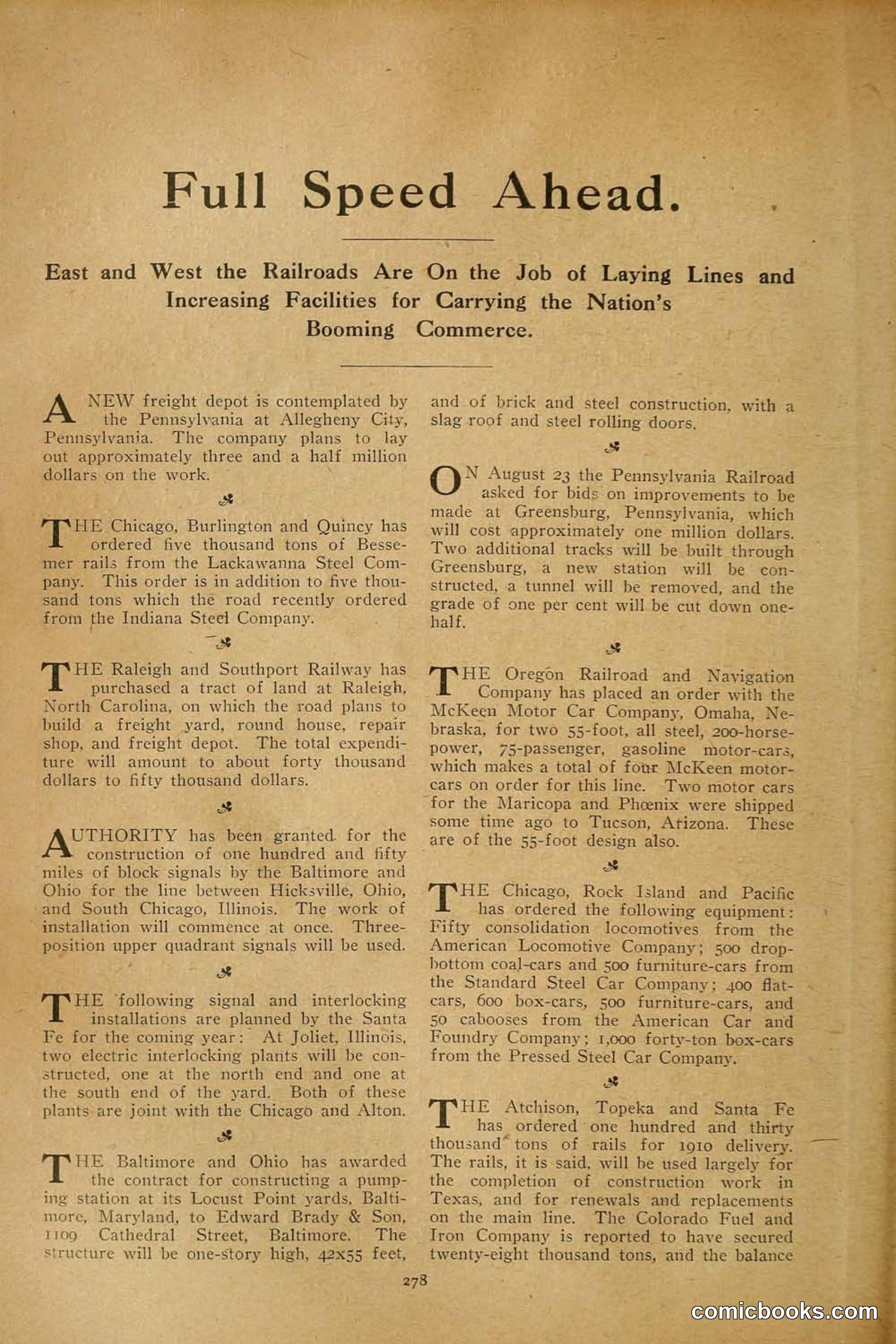 Railroad Mans Magazine, November 1909 — page 92 of 212